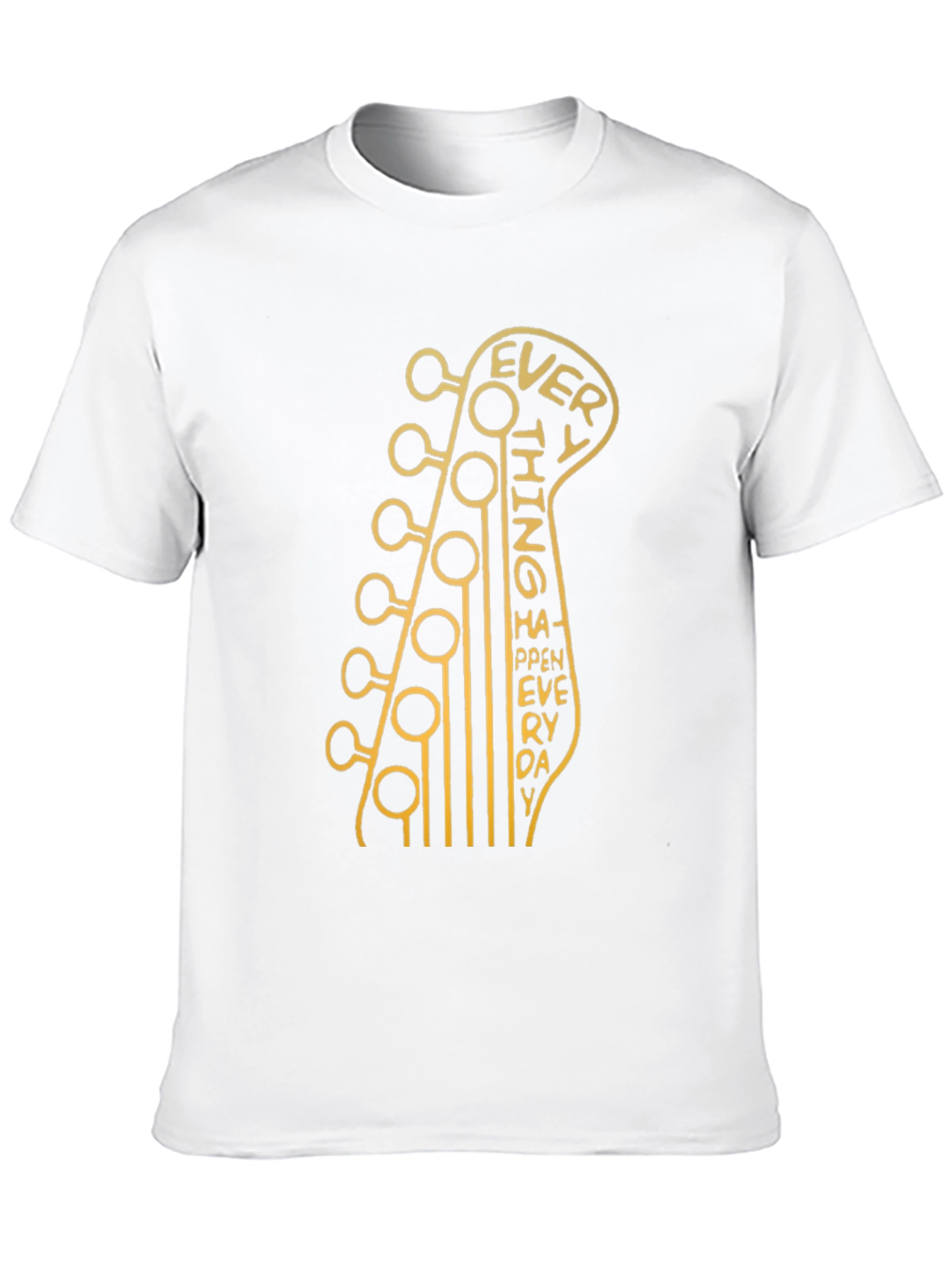 Everything Happens Everyday T-Shirt Guitar Graphic Tee