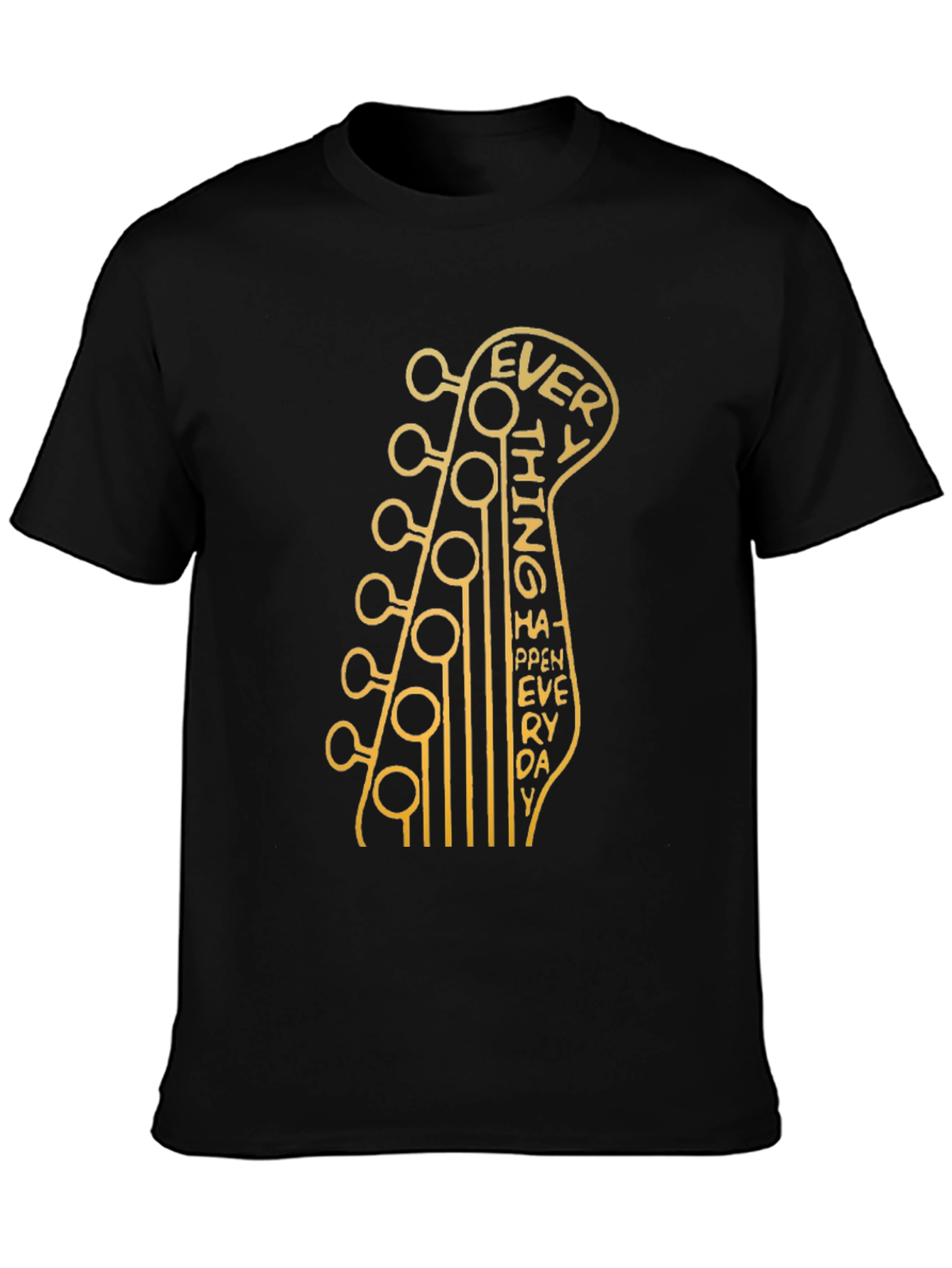 Everything Happens Everyday T-Shirt Guitar Graphic Tee