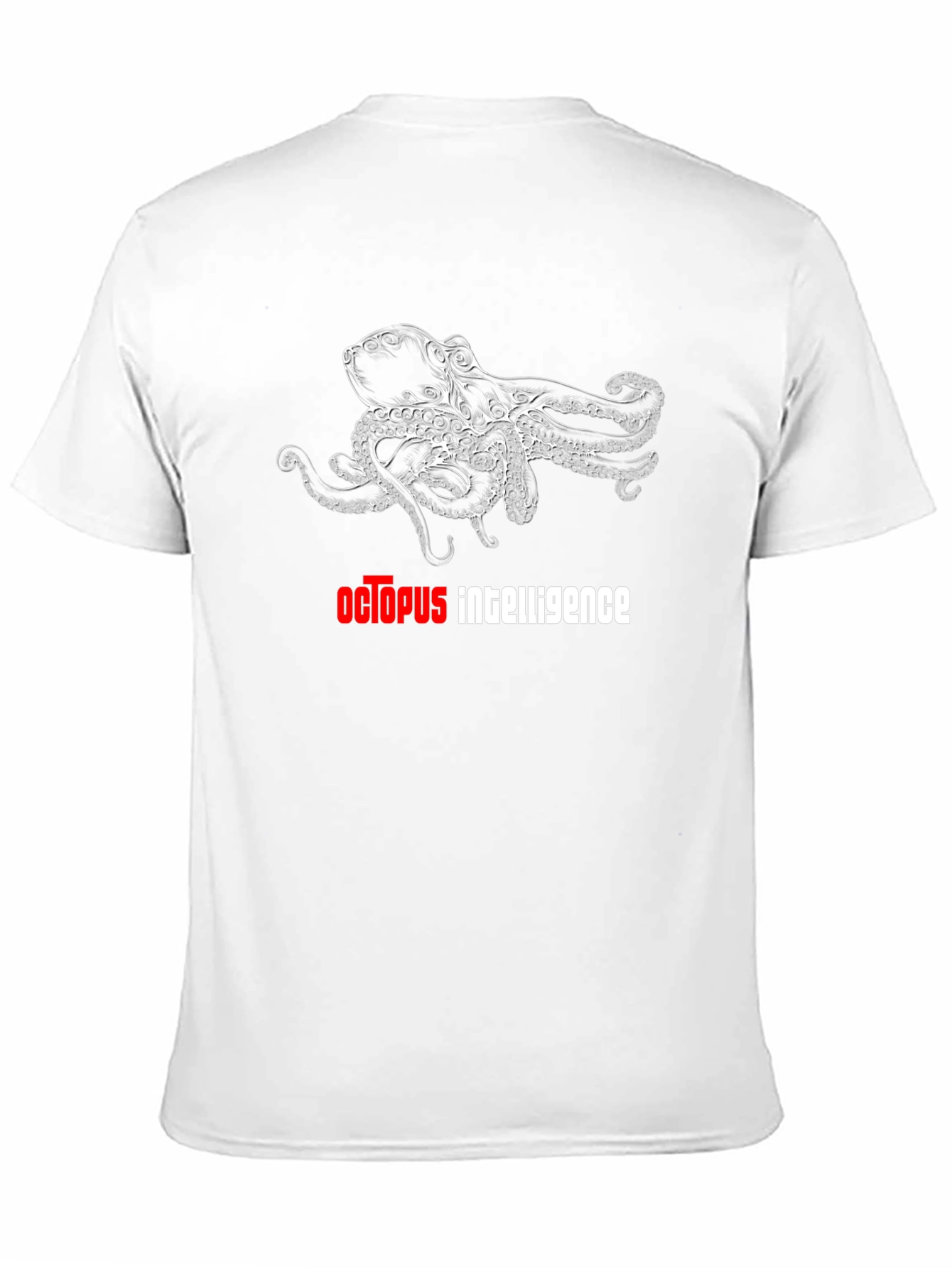 Octopus Intelligence Graphic Black T-Shirt