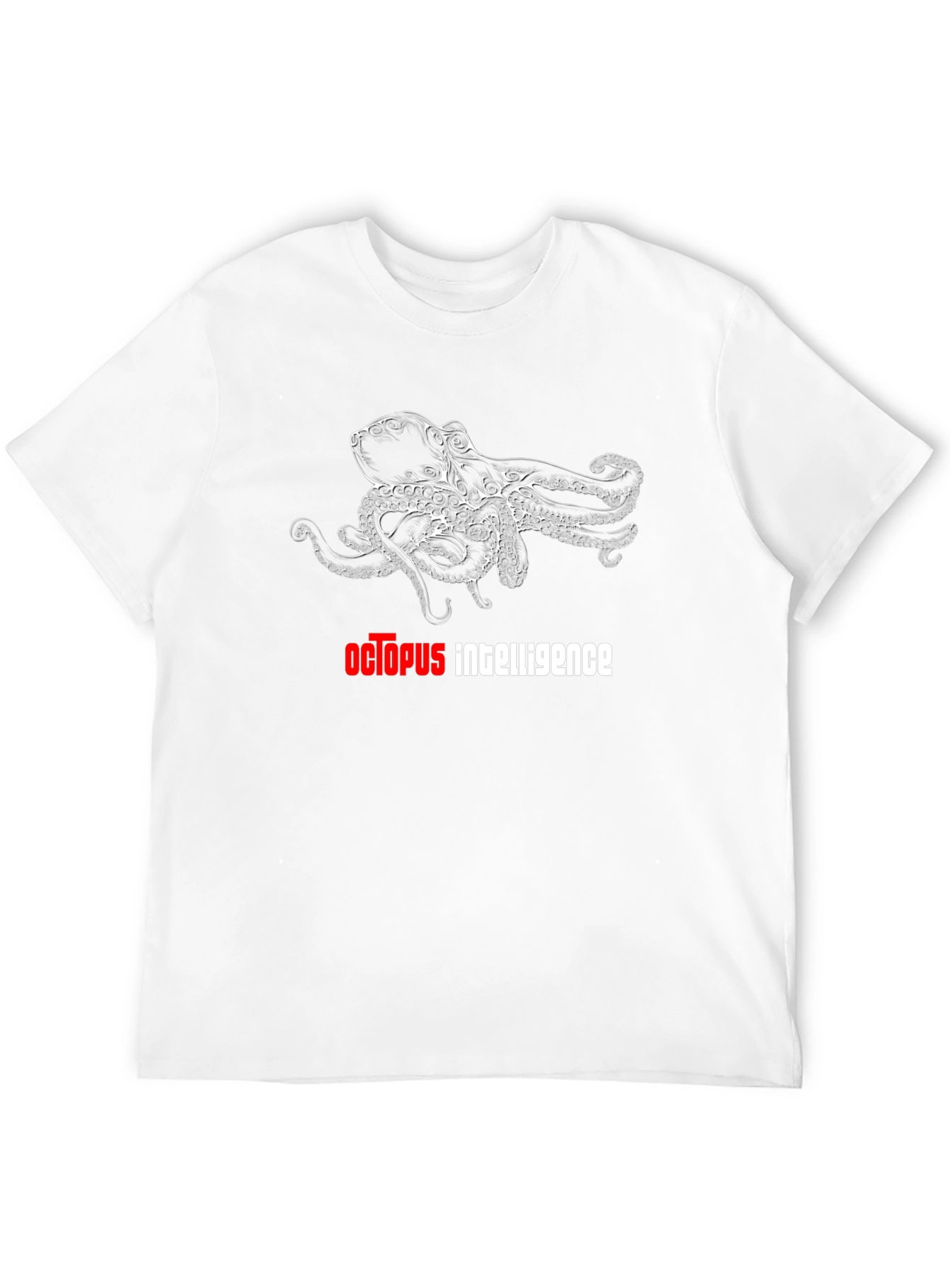 Octopus Intelligence Graphic Black T-Shirt
