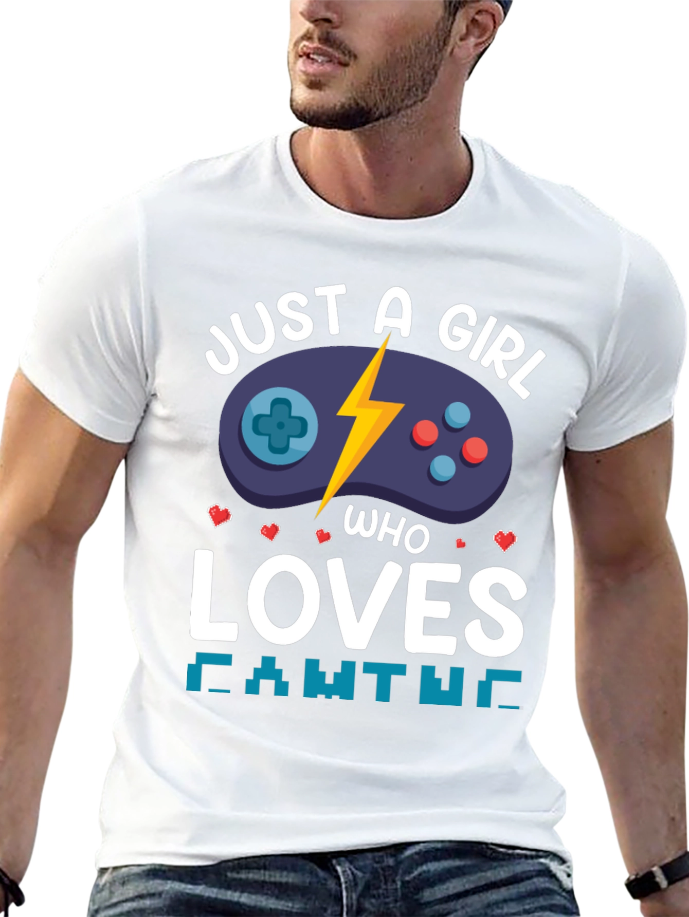 Just a Girl Who Loves Gaming T-Shirt