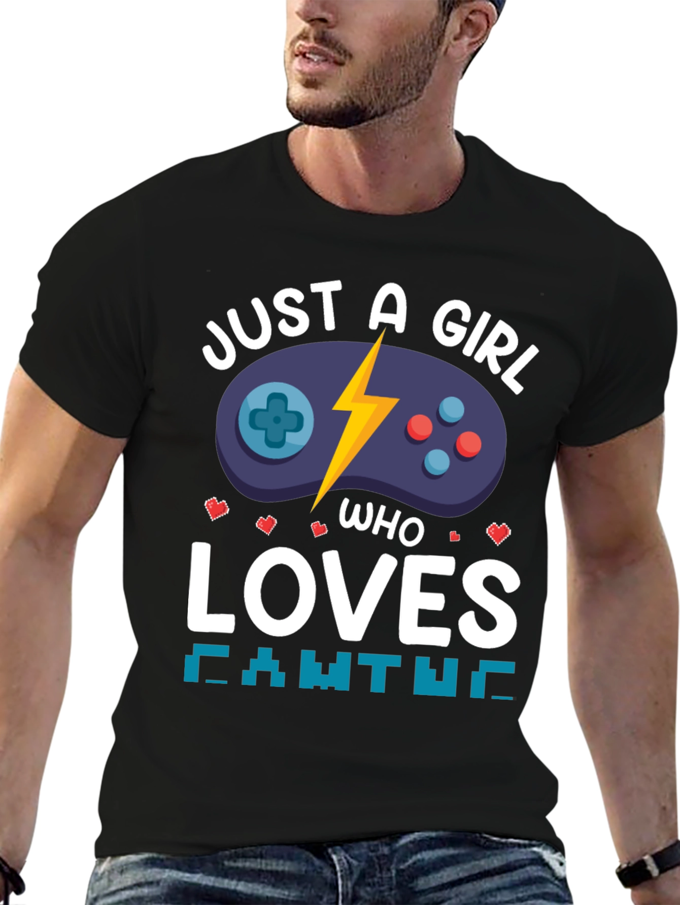 Just a Girl Who Loves Gaming T-Shirt