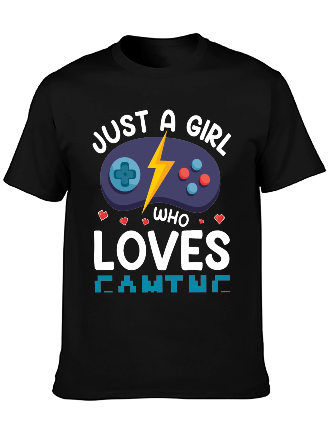 Just a Girl Who Loves Gaming T-Shirt