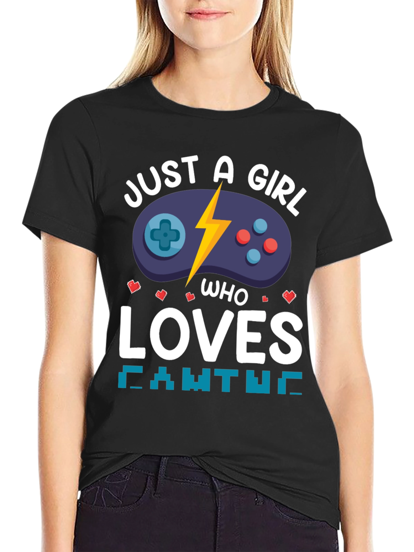 Just a Girl Who Loves Gaming T-Shirt