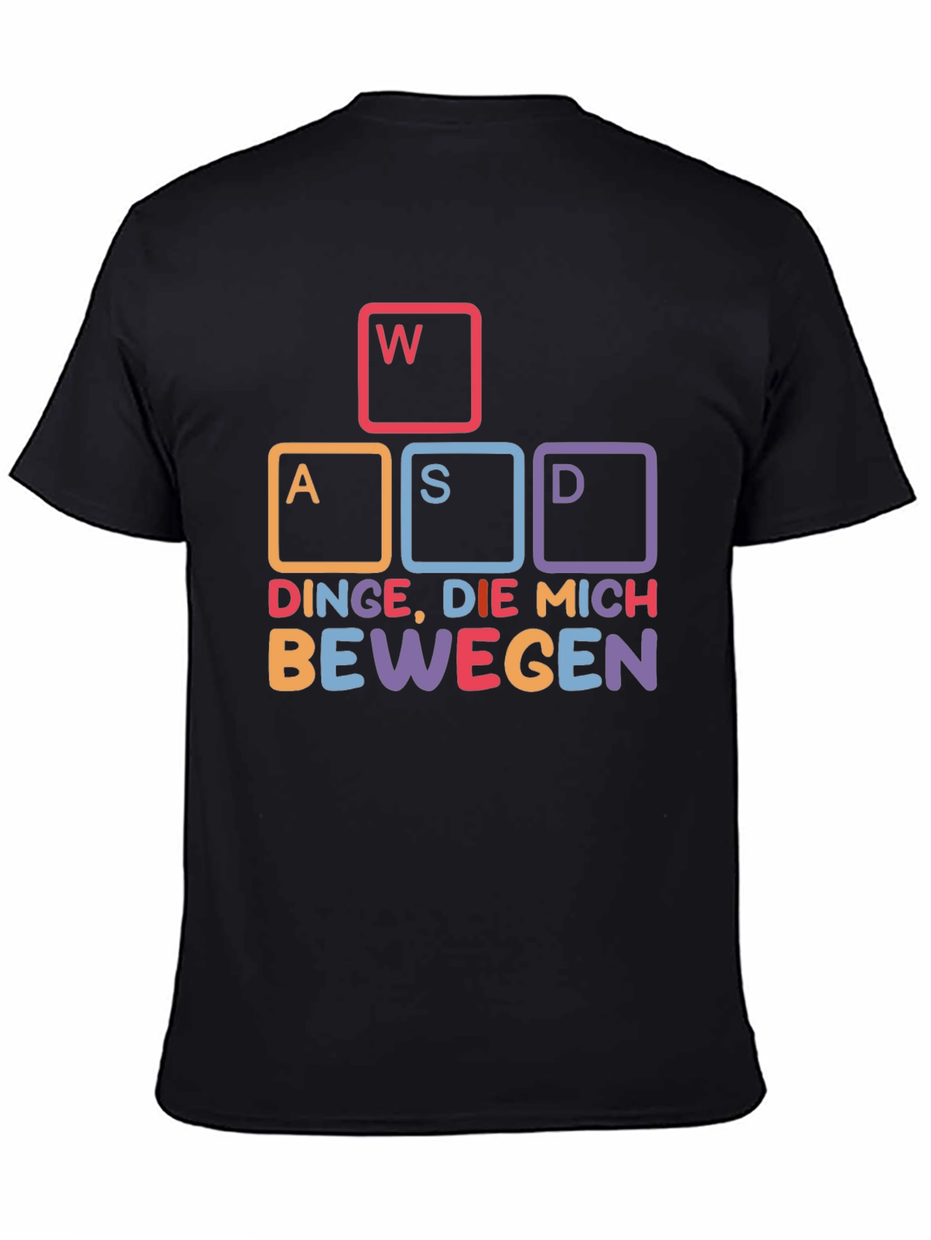 WASD Gaming T-Shirt - DINGE DIE MICH BEWEGEN