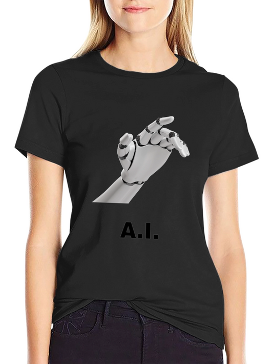 A.I. Robot Hand Graphic T-Shirt - Unique Design