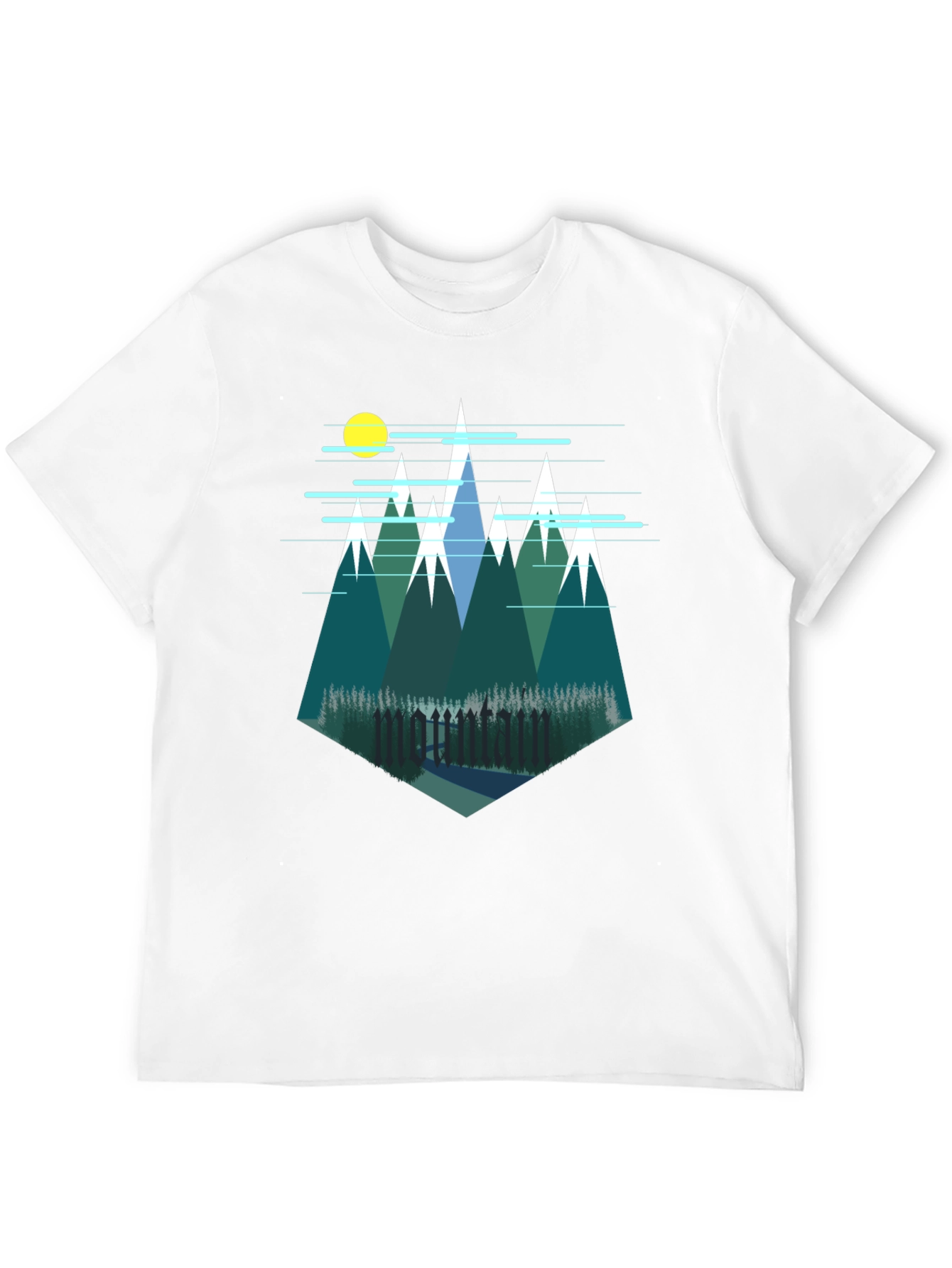 Mountain Graphic Tee - Nature Inspired Design