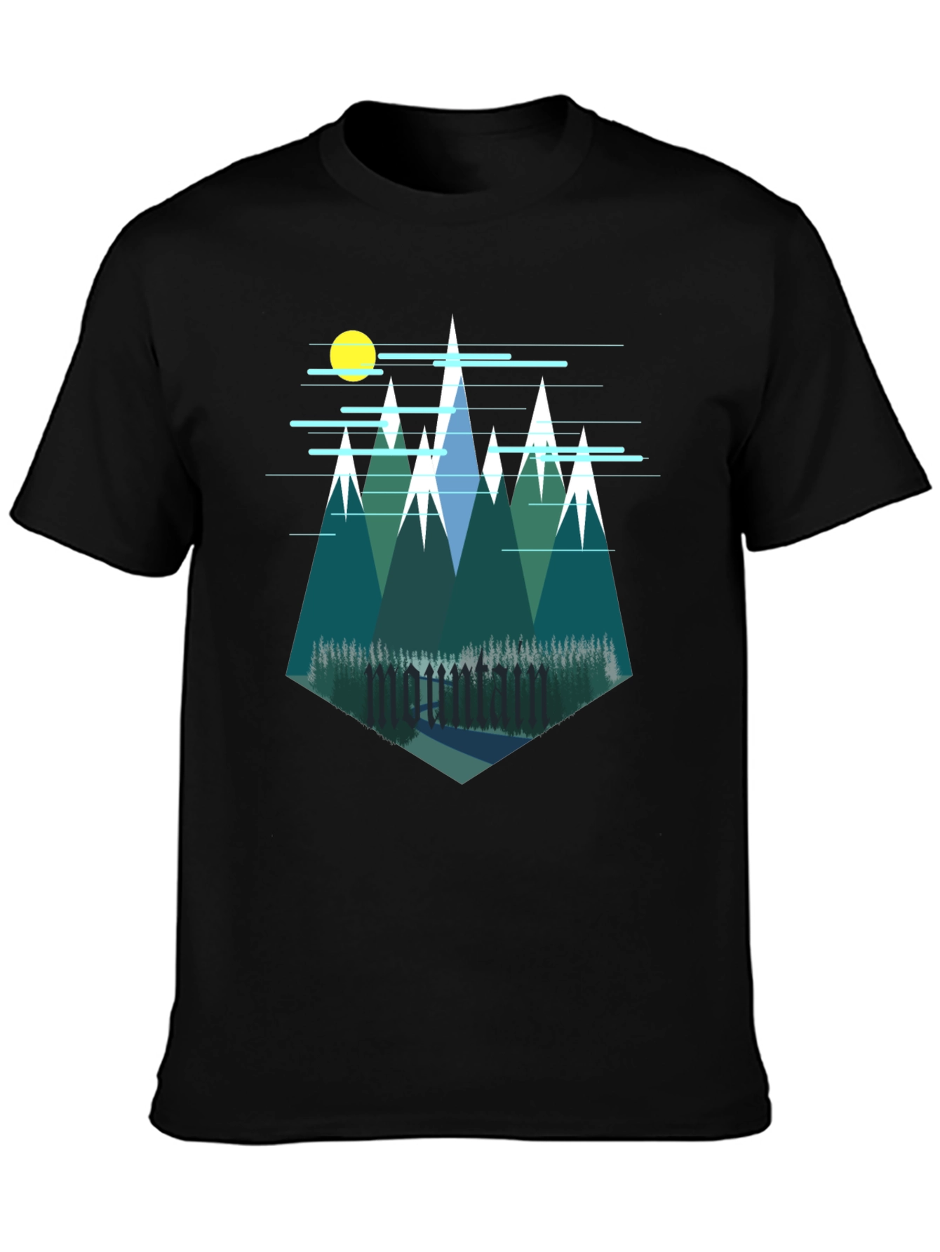 Mountain Graphic Tee - Nature Inspired Design