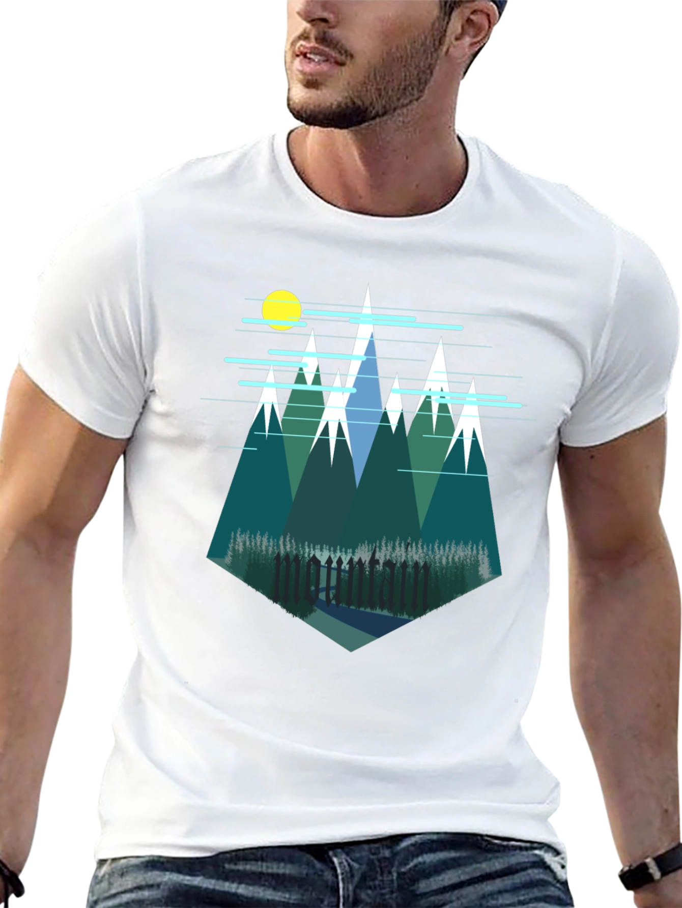 Mountain Graphic Tee - Nature Inspired Design