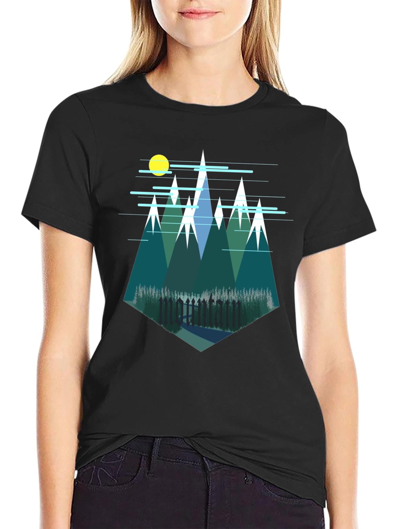 Mountain Graphic Tee - Nature Inspired Design