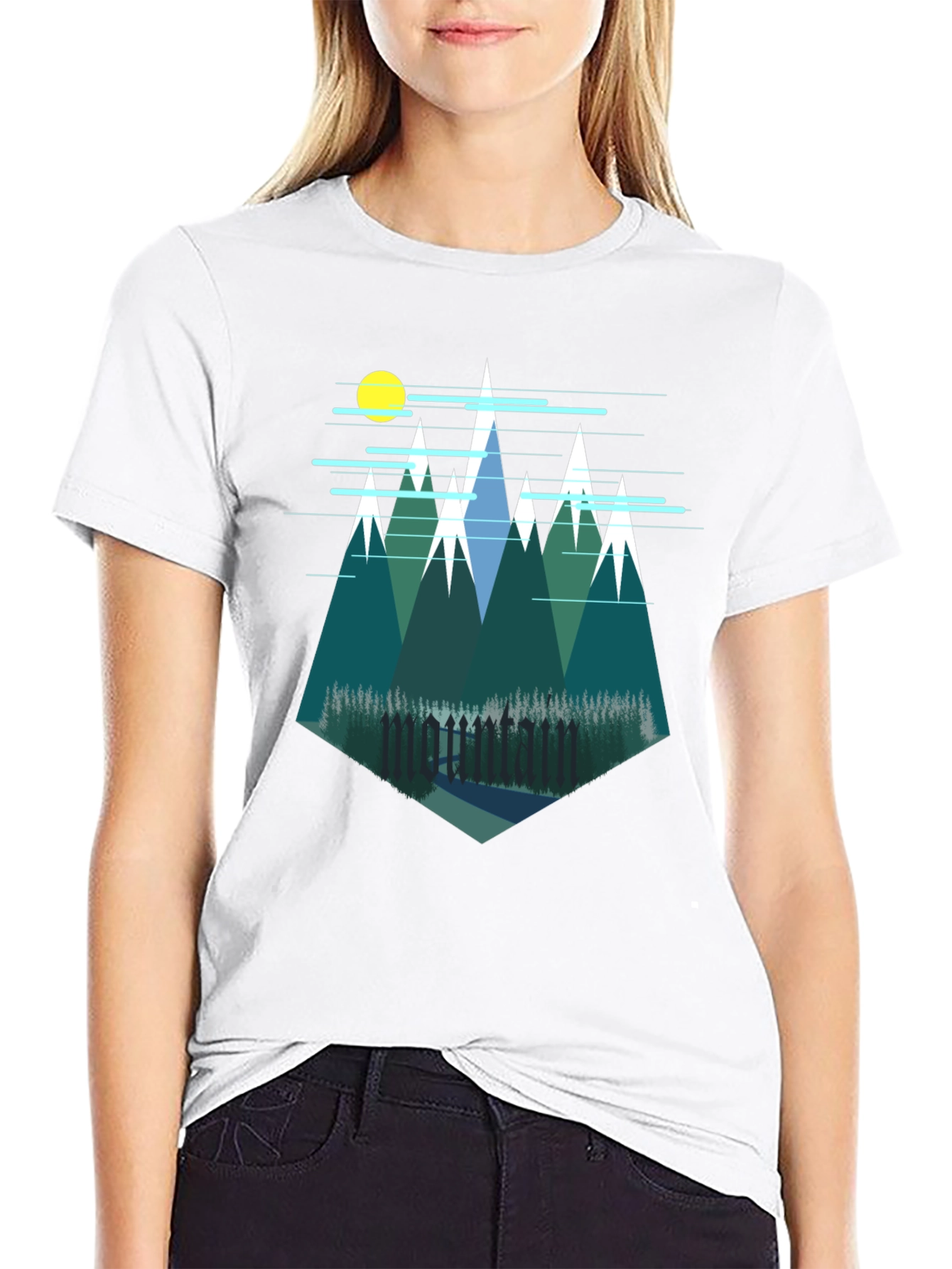 Mountain Graphic Tee - Nature Inspired Design