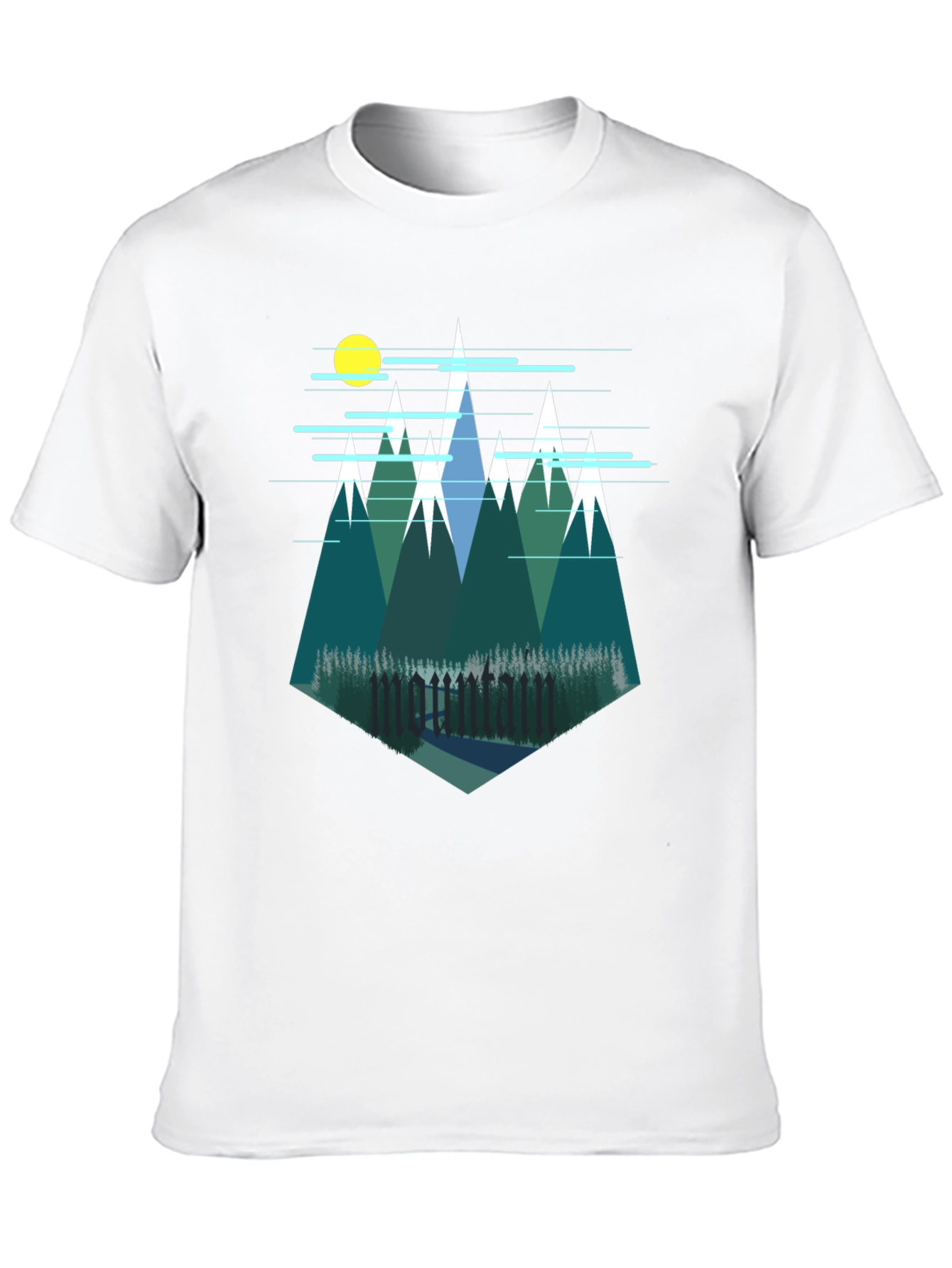 Mountain Graphic Tee - Nature Inspired Design