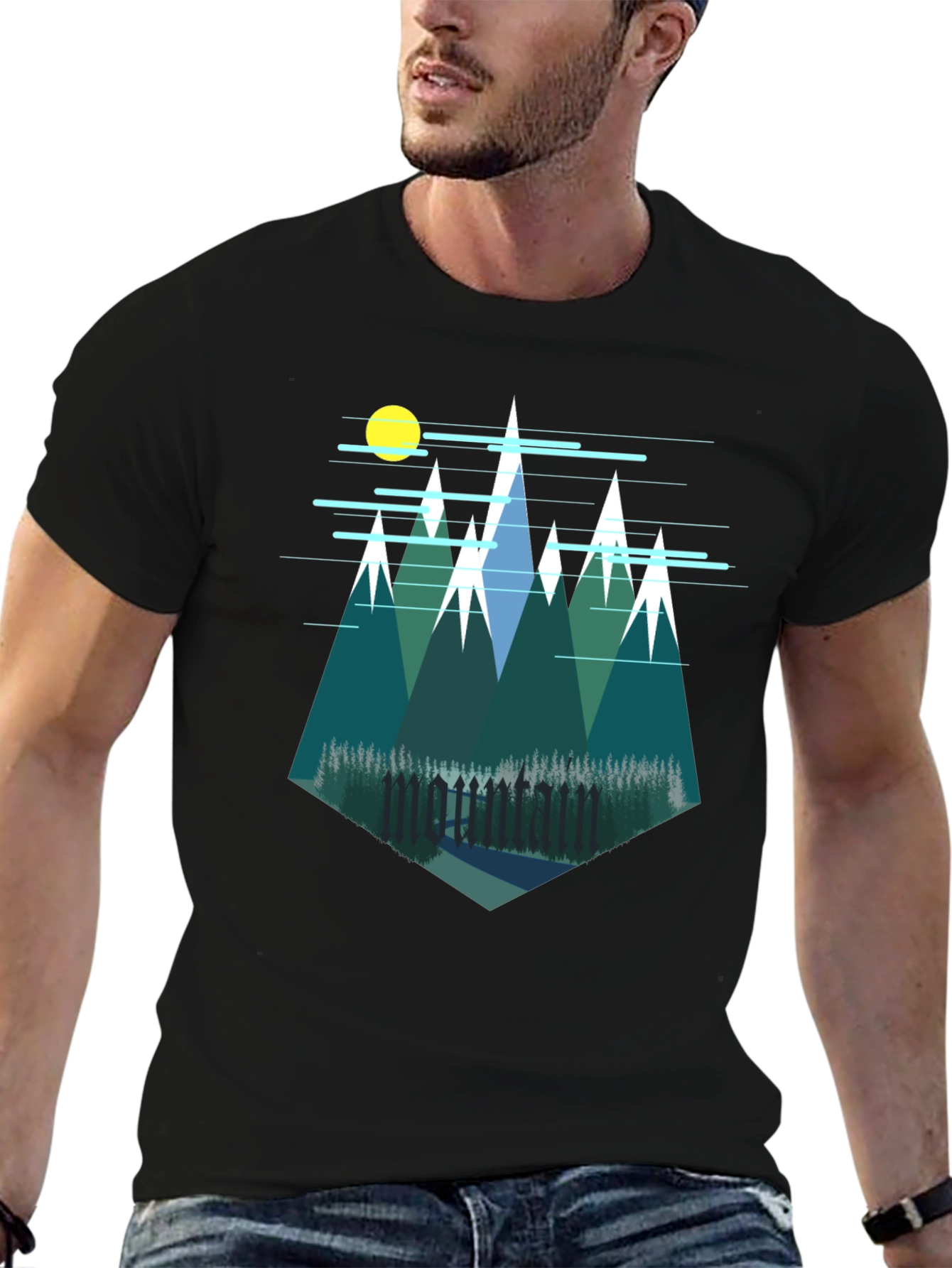 Mountain Graphic Tee - Nature Inspired Design