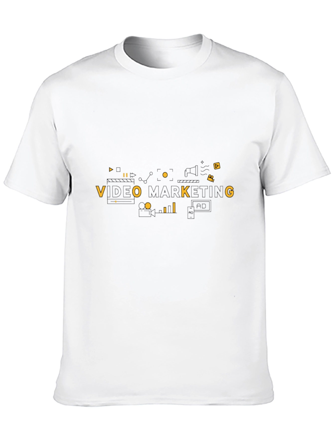Video Marketing Graphic Tee - Black