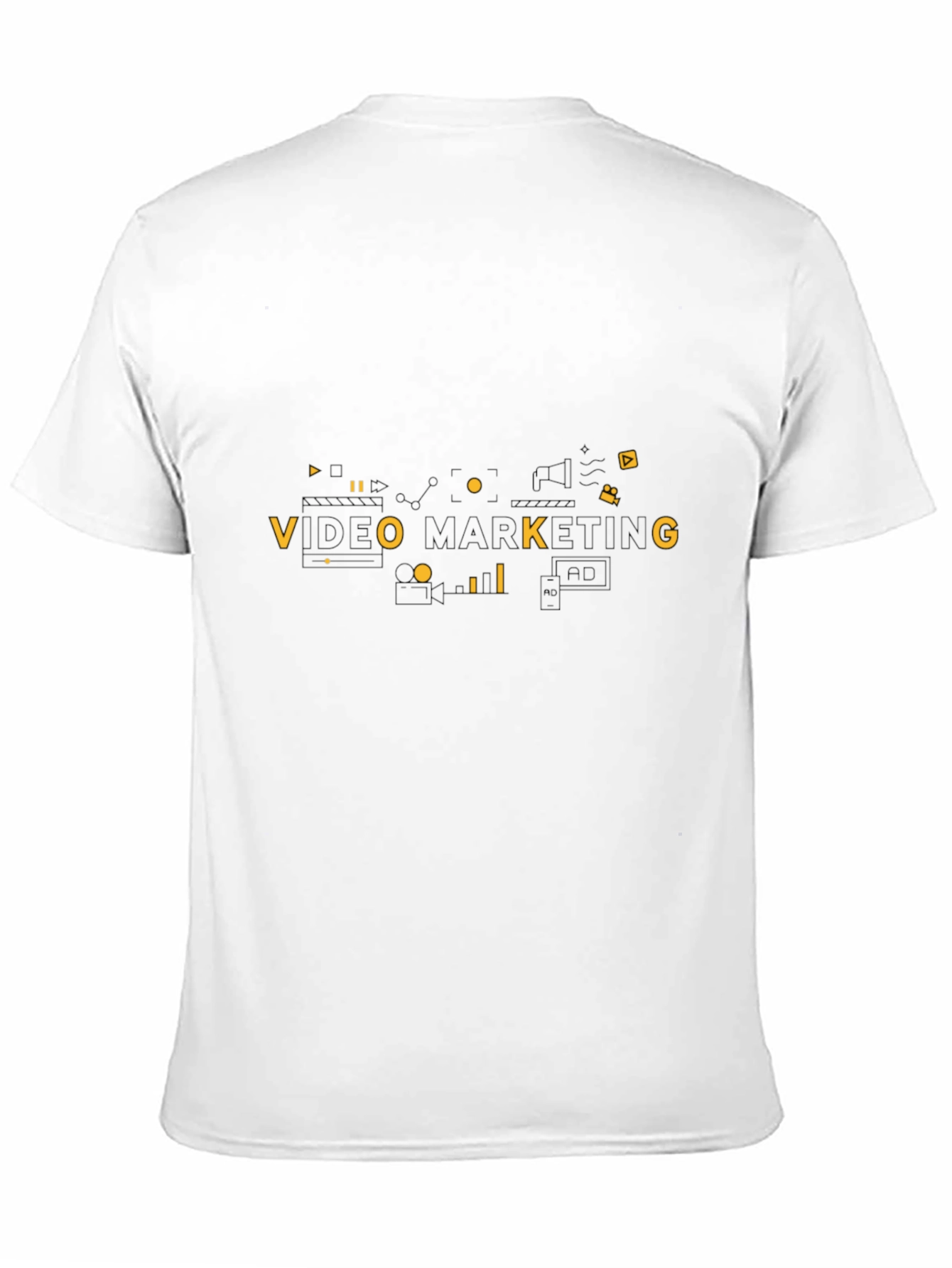 Video Marketing Graphic Tee - Black