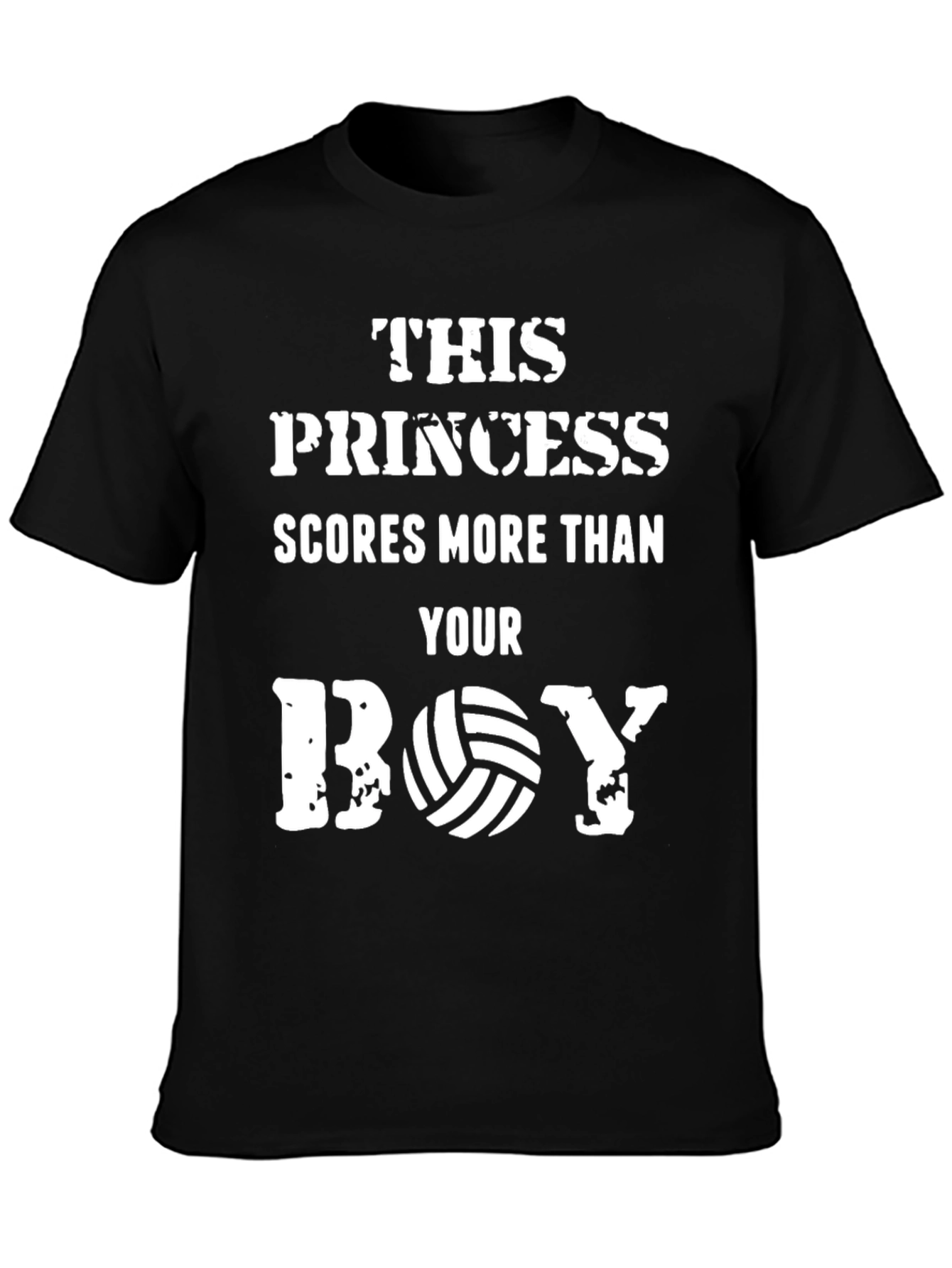 Princess Scores Volleyball T-Shirt