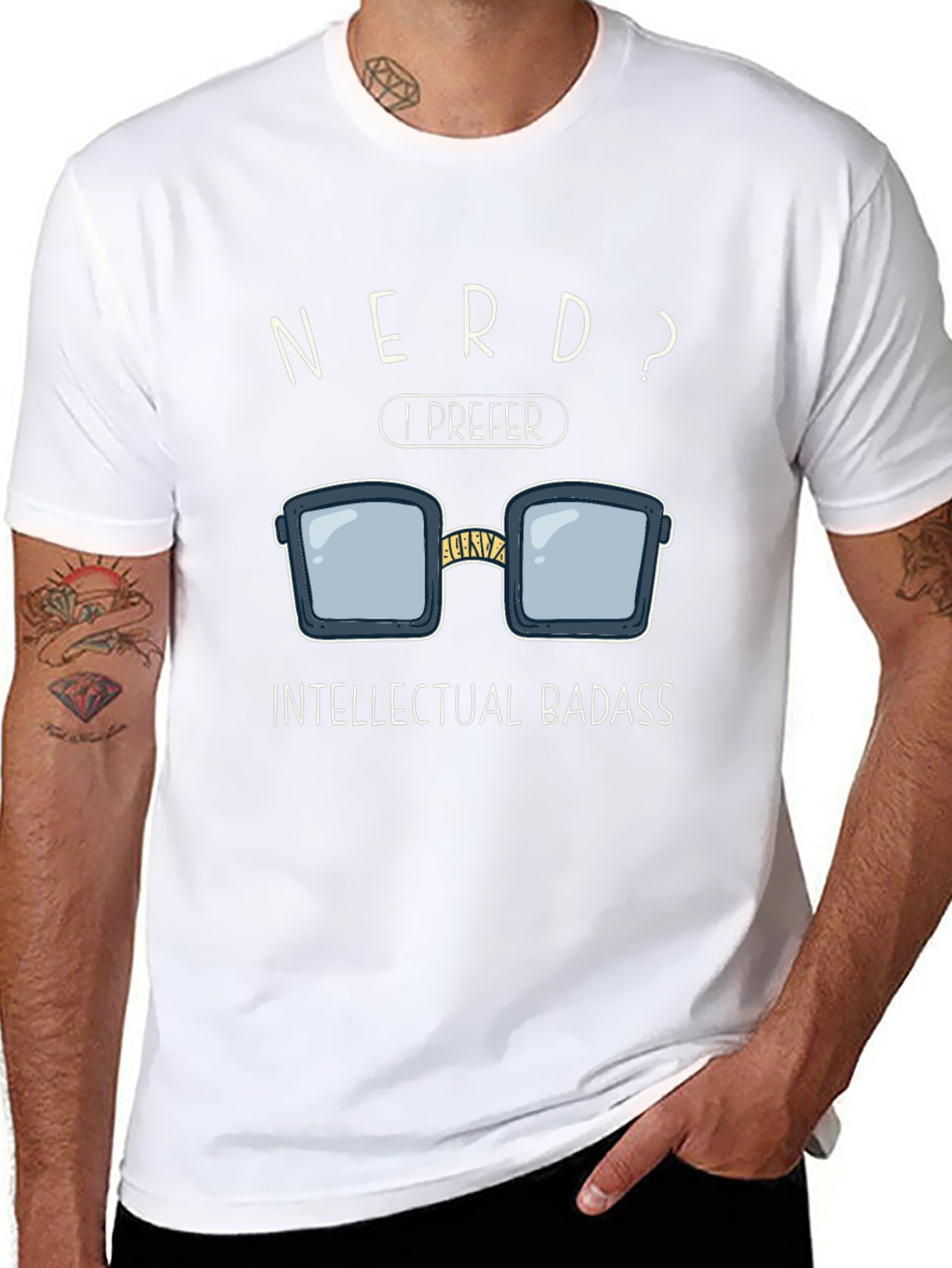 Nerd? I Prefer Intellectual Badass T-Shirt