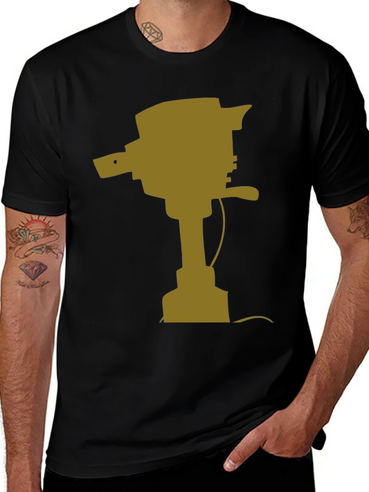 Vintage TV Camera Graphic T-Shirt