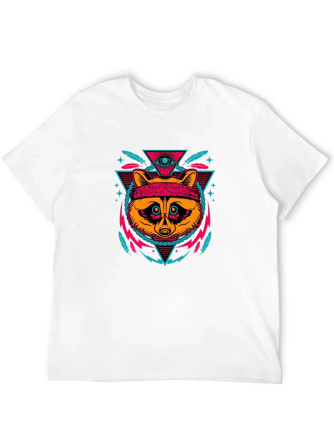 Cool Raccoon Graphic Tee - Edgy Streetwear