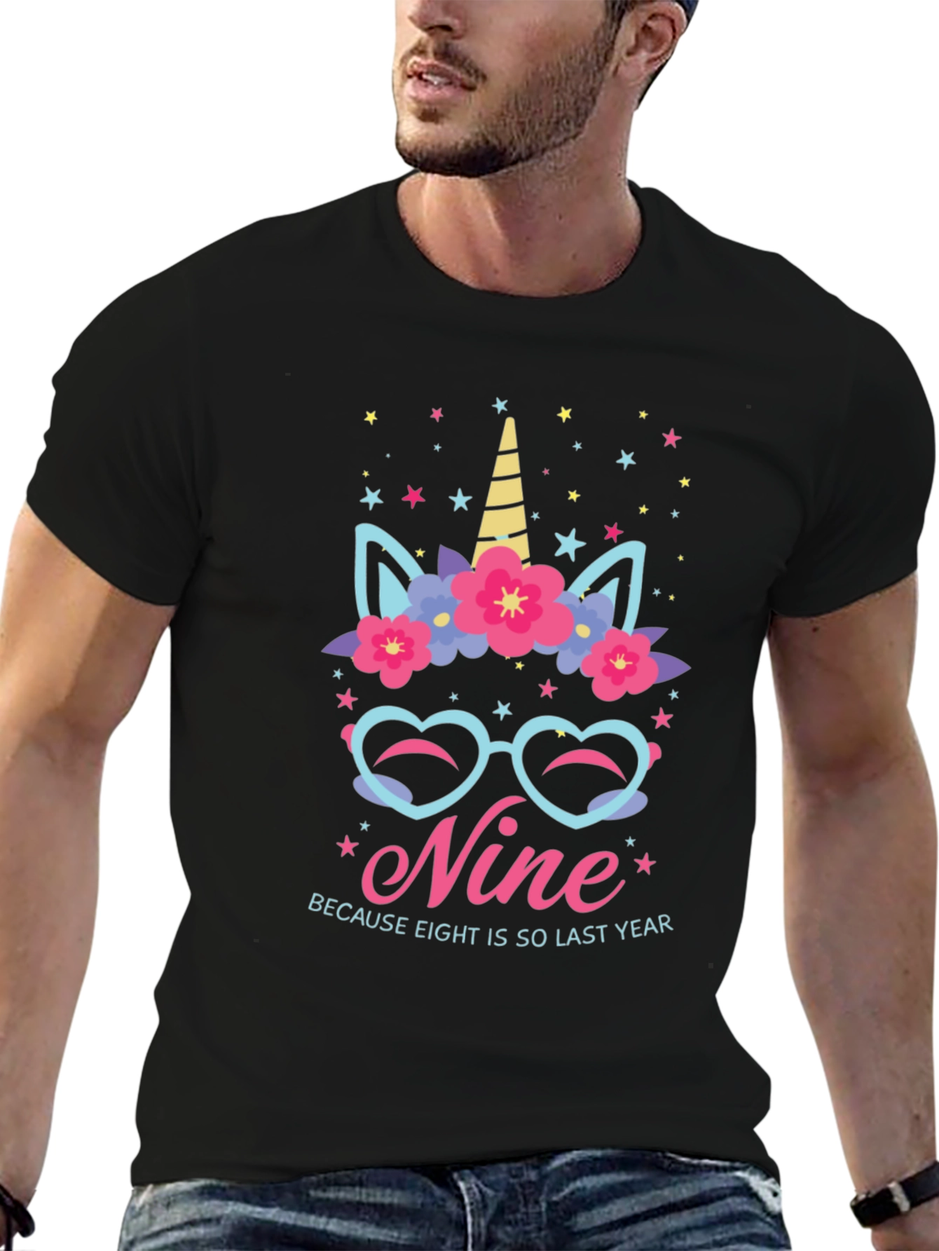 Nine Birthday Unicorn T-Shirt