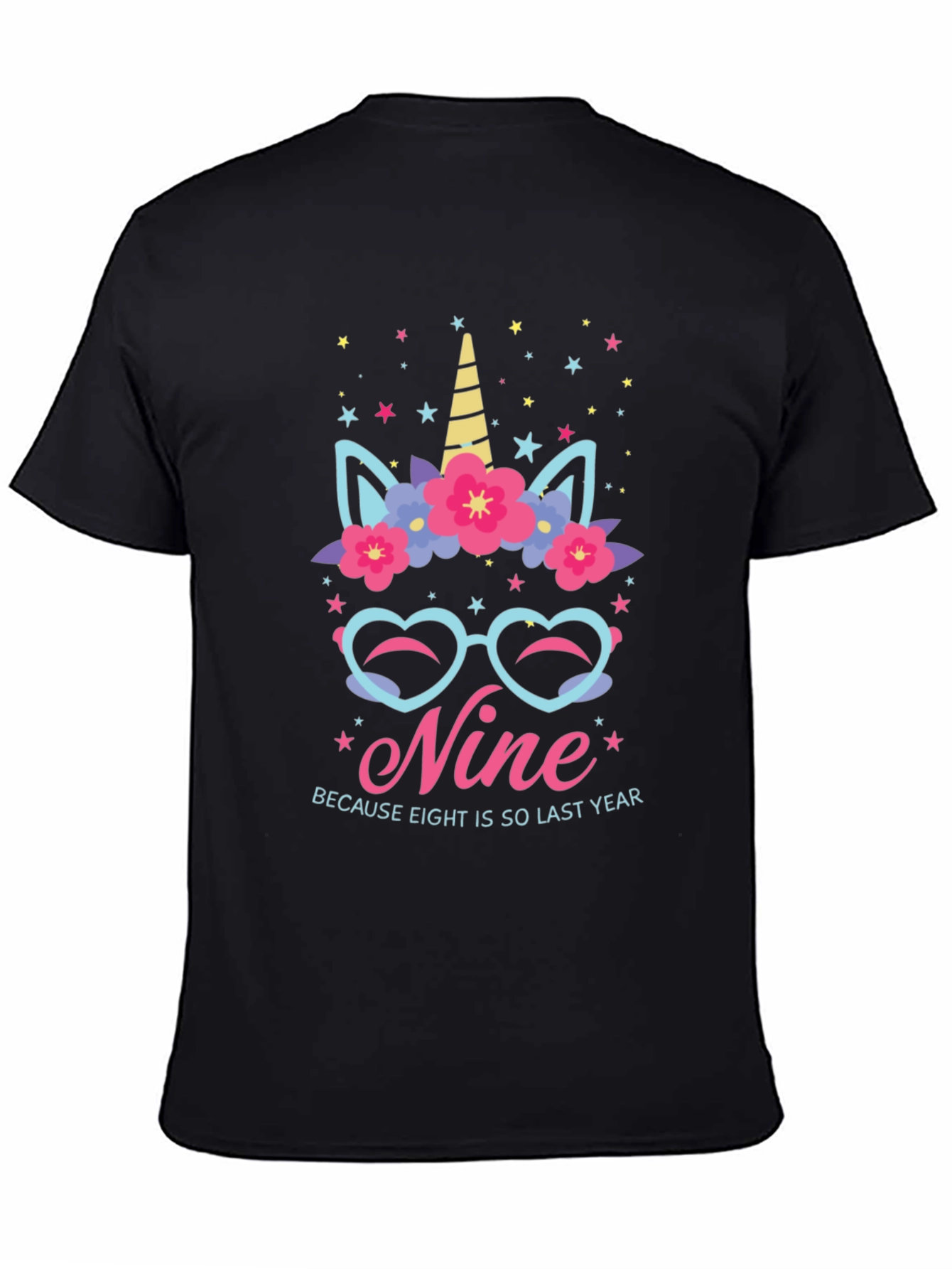 Nine Birthday Unicorn T-Shirt