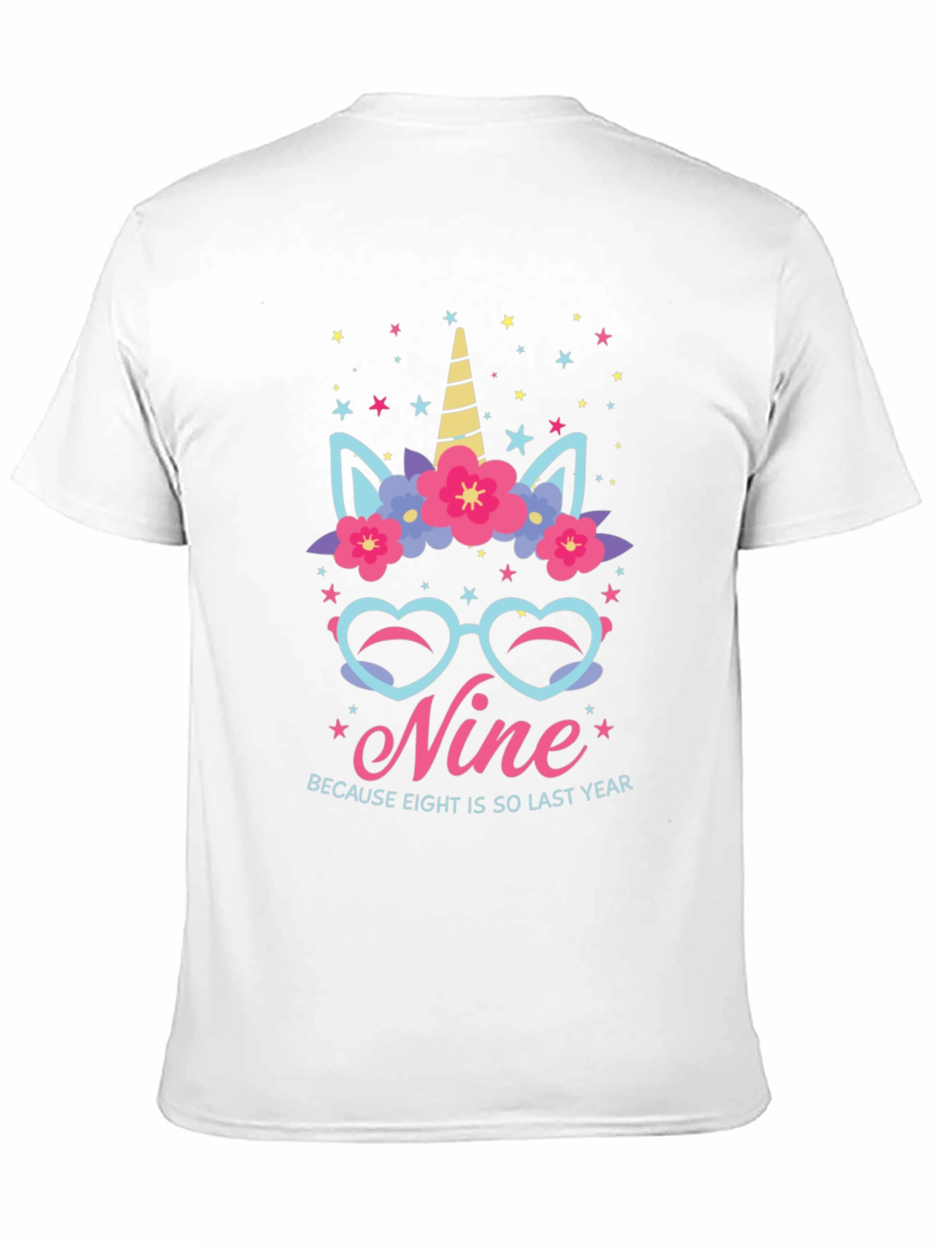 Nine Birthday Unicorn T-Shirt