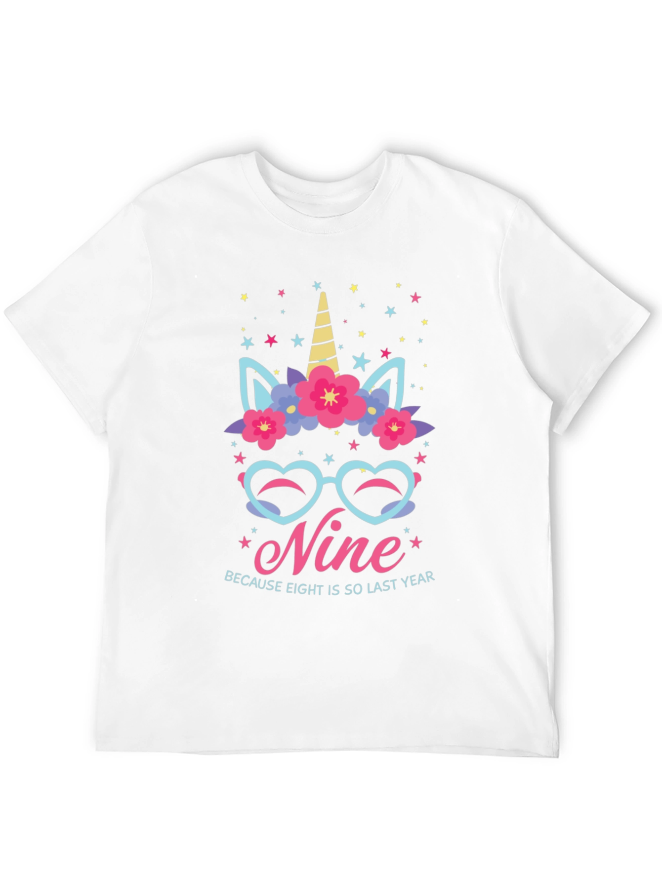 Nine Birthday Unicorn T-Shirt