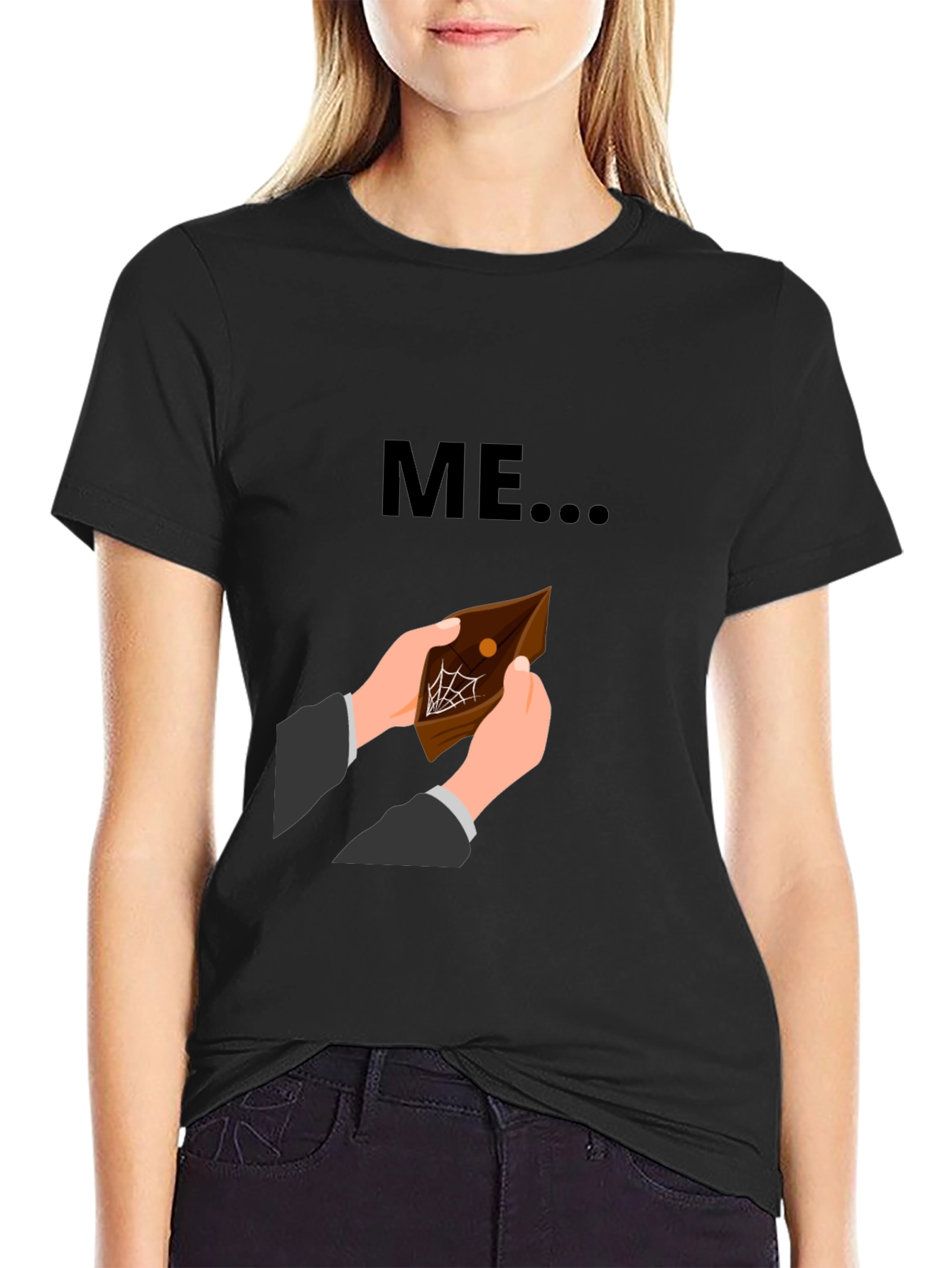 Funny ME Empty Wallet Graphic T-Shirt
