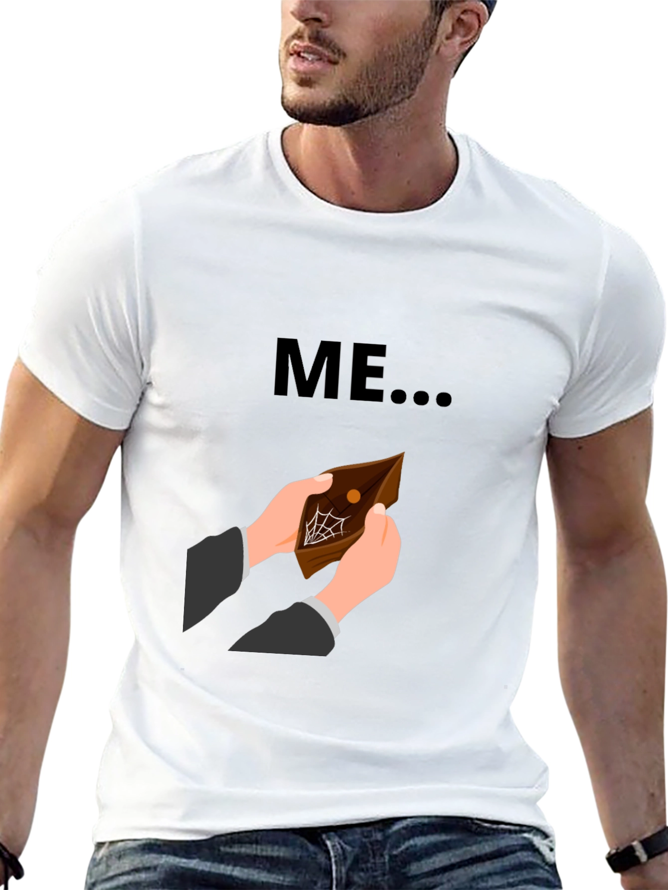 Funny ME Empty Wallet Graphic T-Shirt