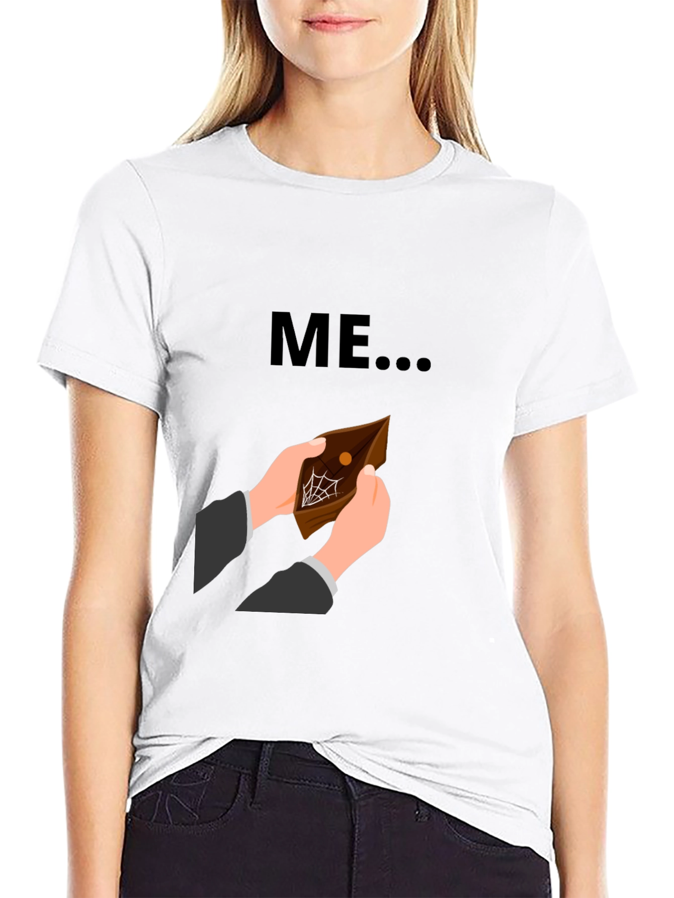 Funny ME Empty Wallet Graphic T-Shirt