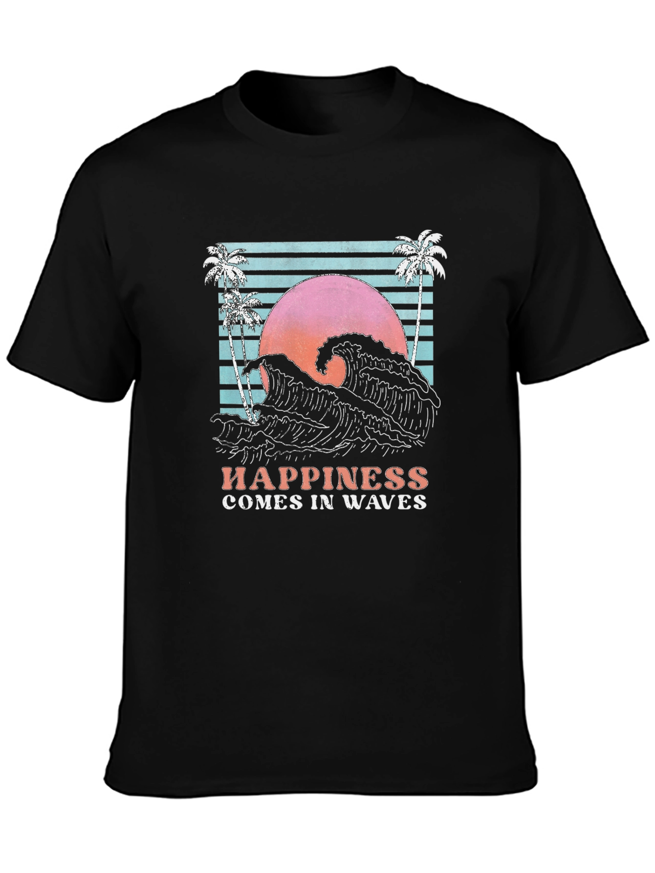 Retro Wave Happiness T-Shirt