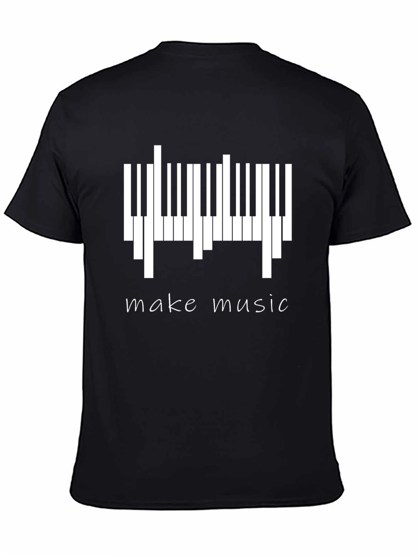 Make Music Piano Keys Graphic T-Shirt