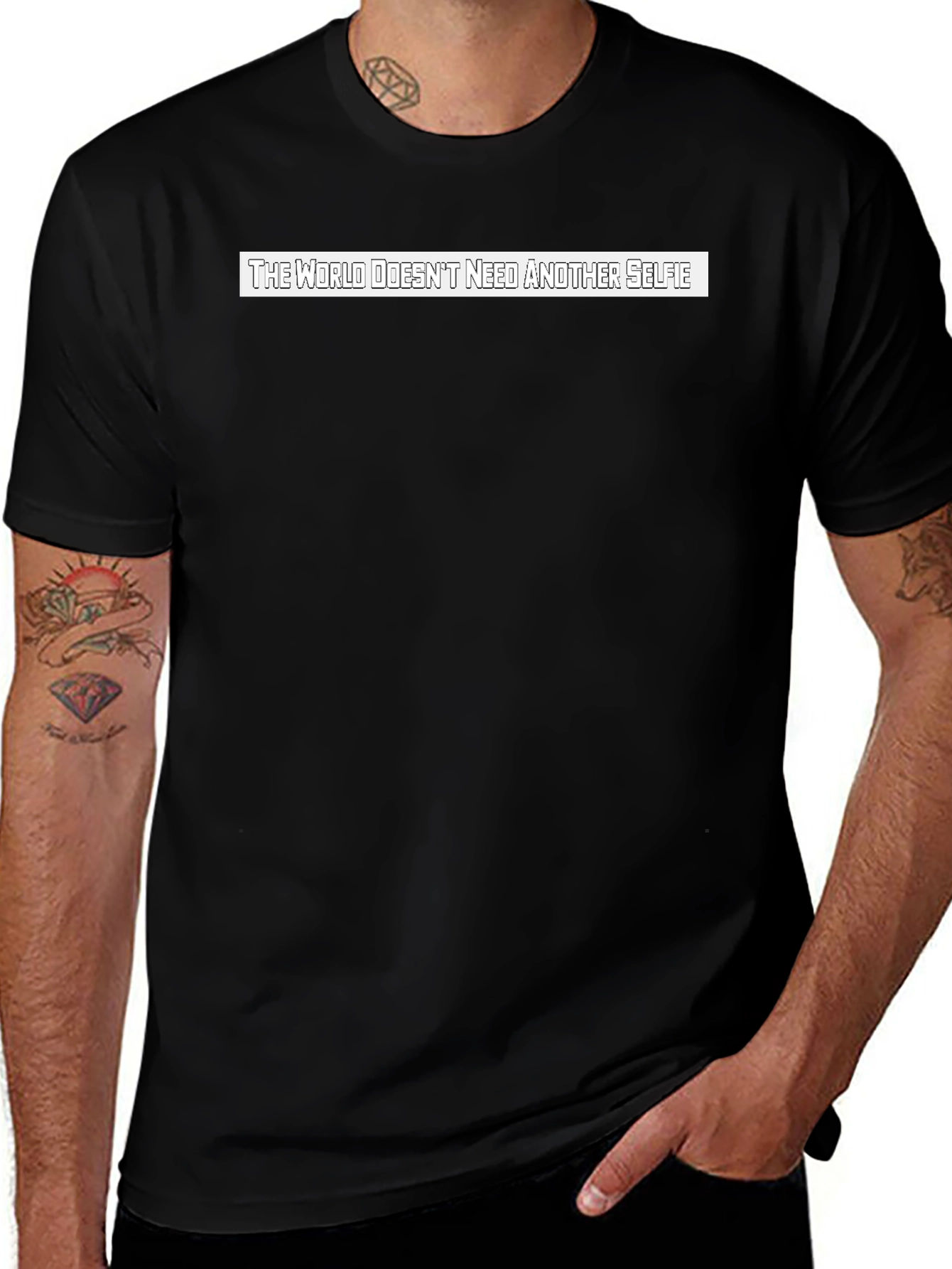 The World Doesnt Need Another Selfie T-Shirt