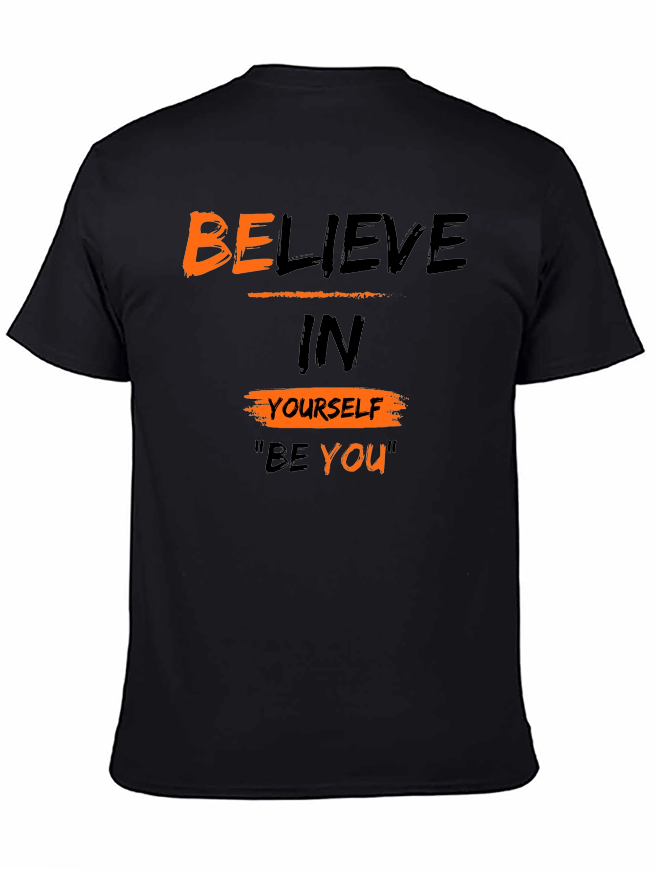 Believe in Yourself Graphic Tee - Black