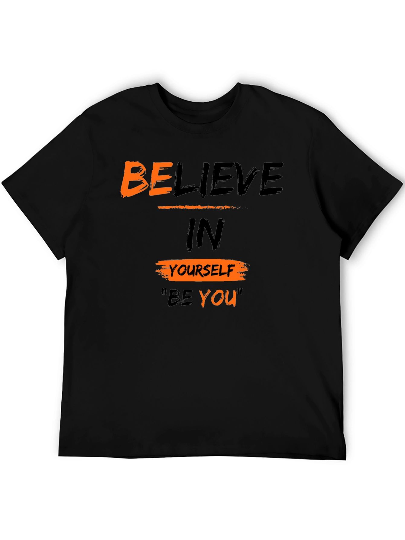 Believe in Yourself Graphic Tee - Black