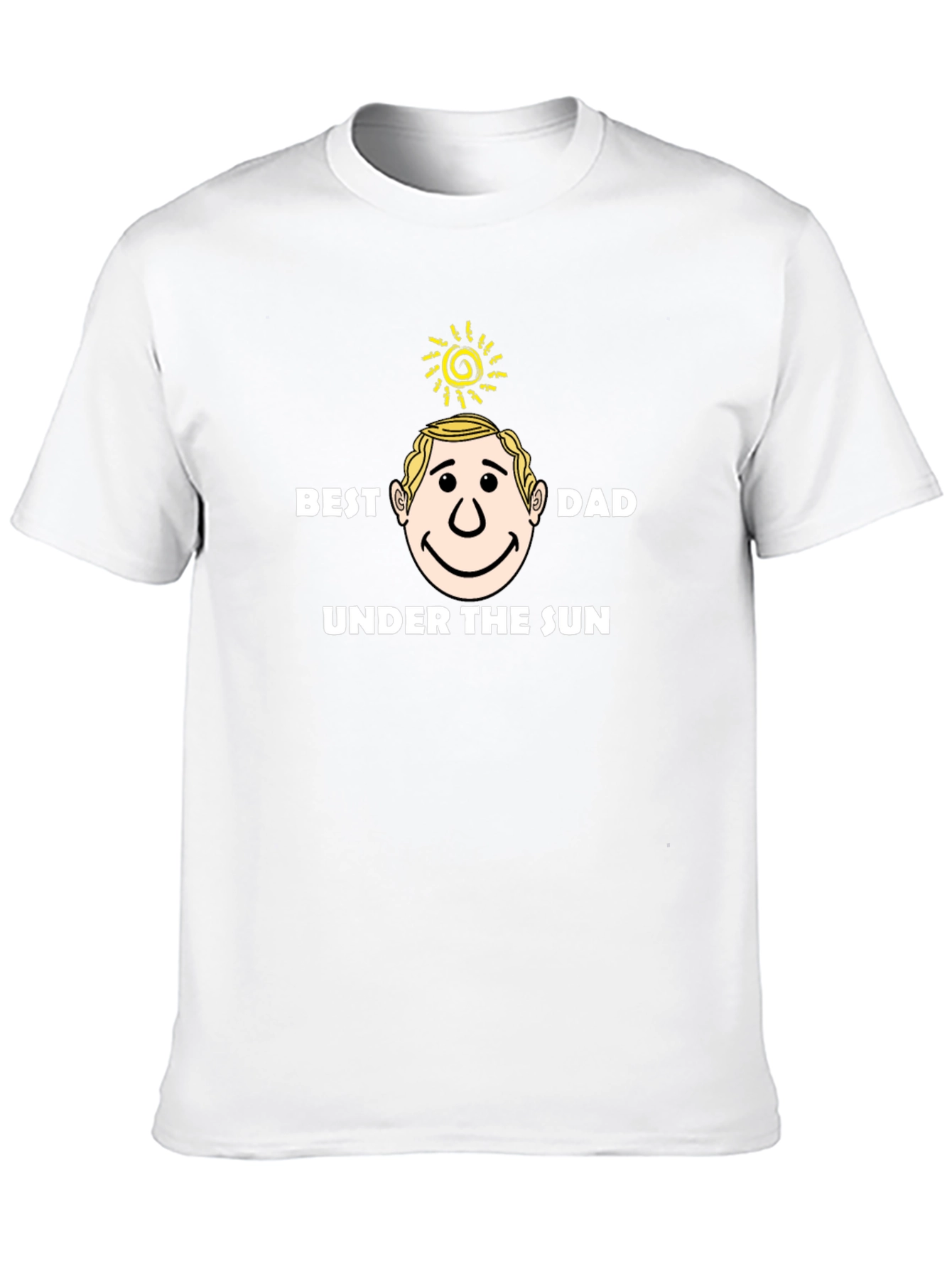Best Dad Under the Sun Black T-Shirt