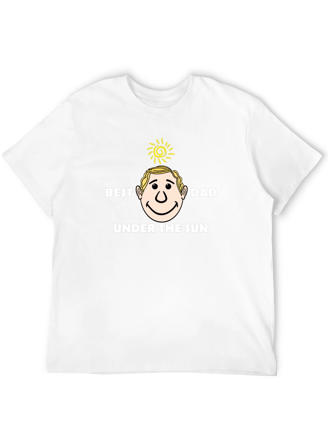 Best Dad Under the Sun Black T-Shirt