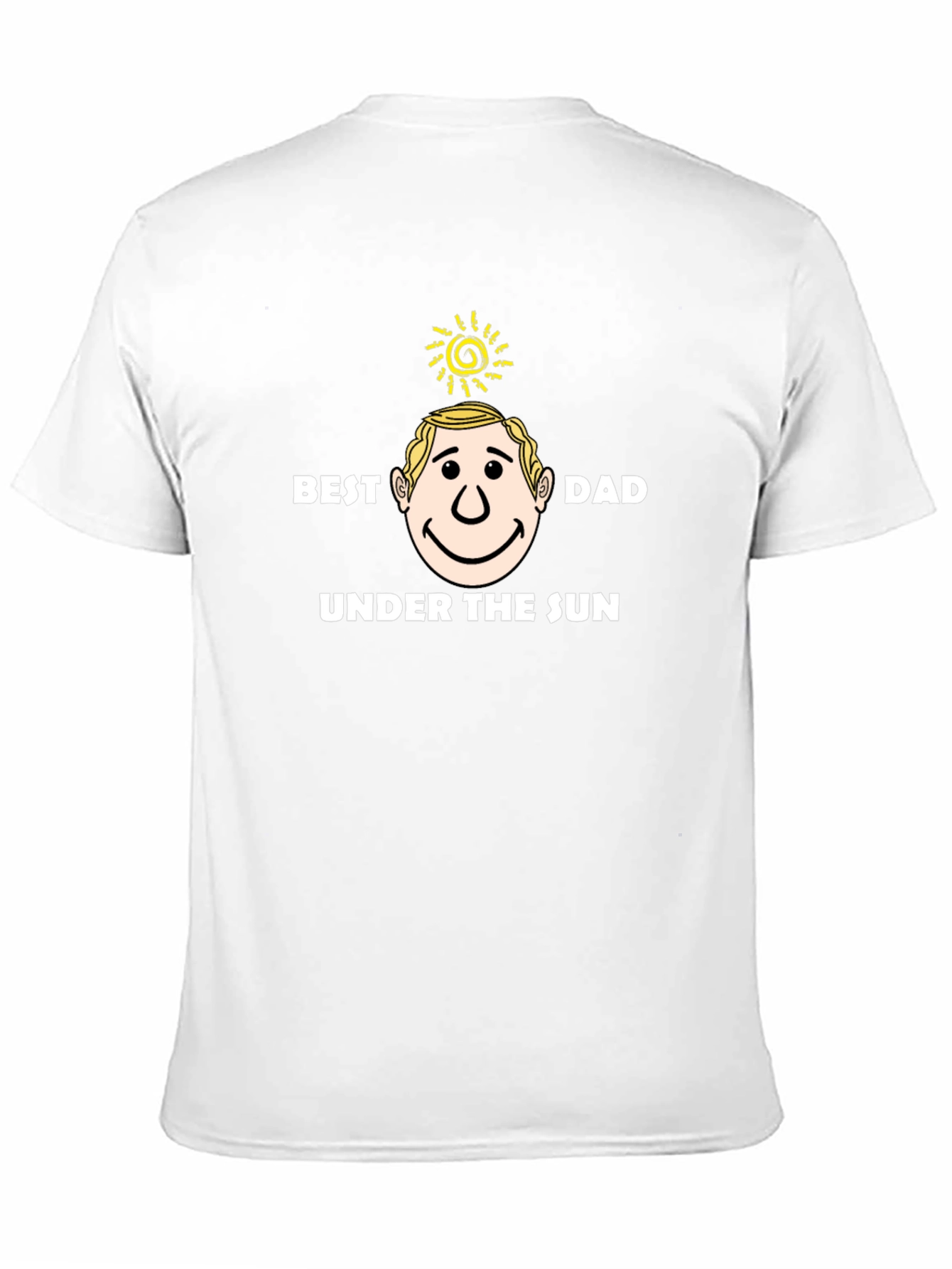 Best Dad Under the Sun Black T-Shirt