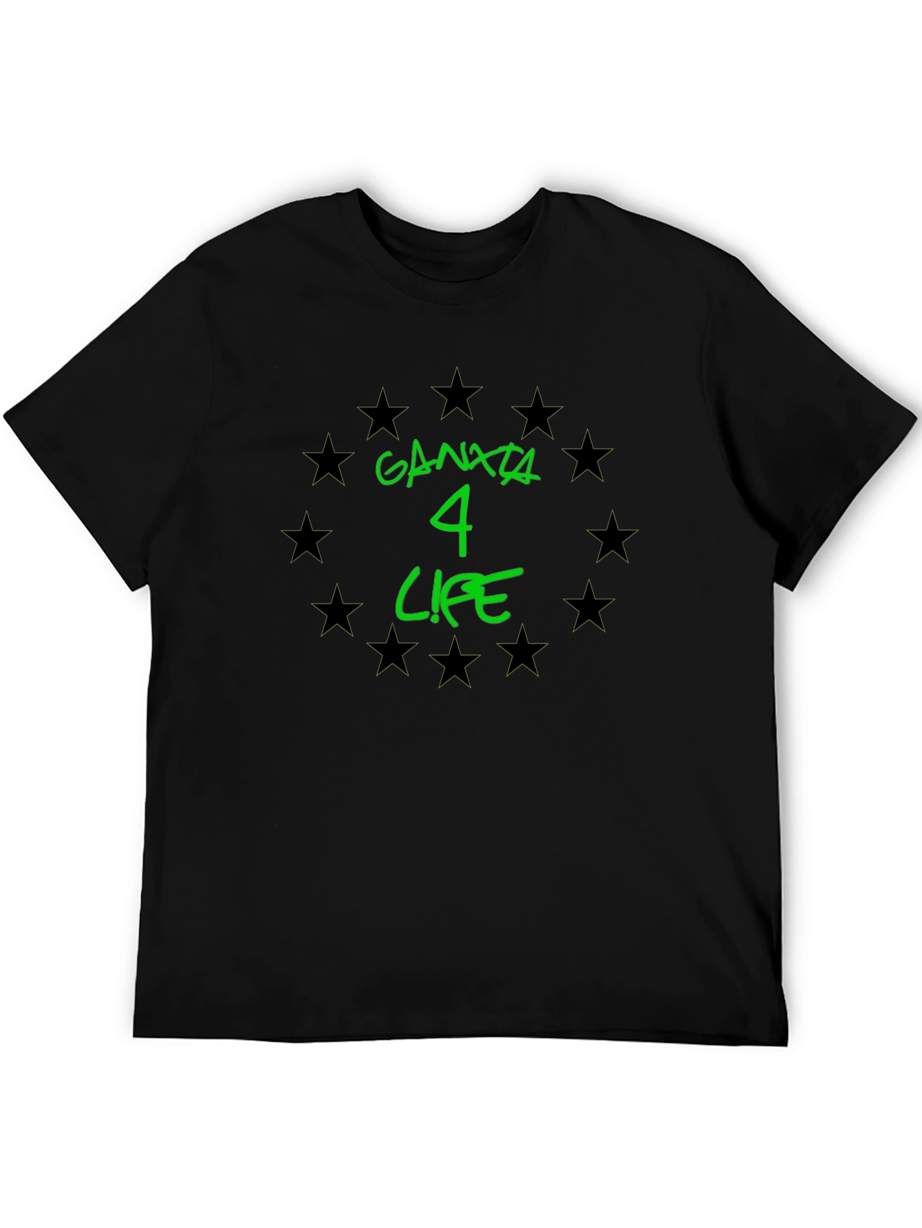 Ganxta 4 Life Graphic Tee - Black