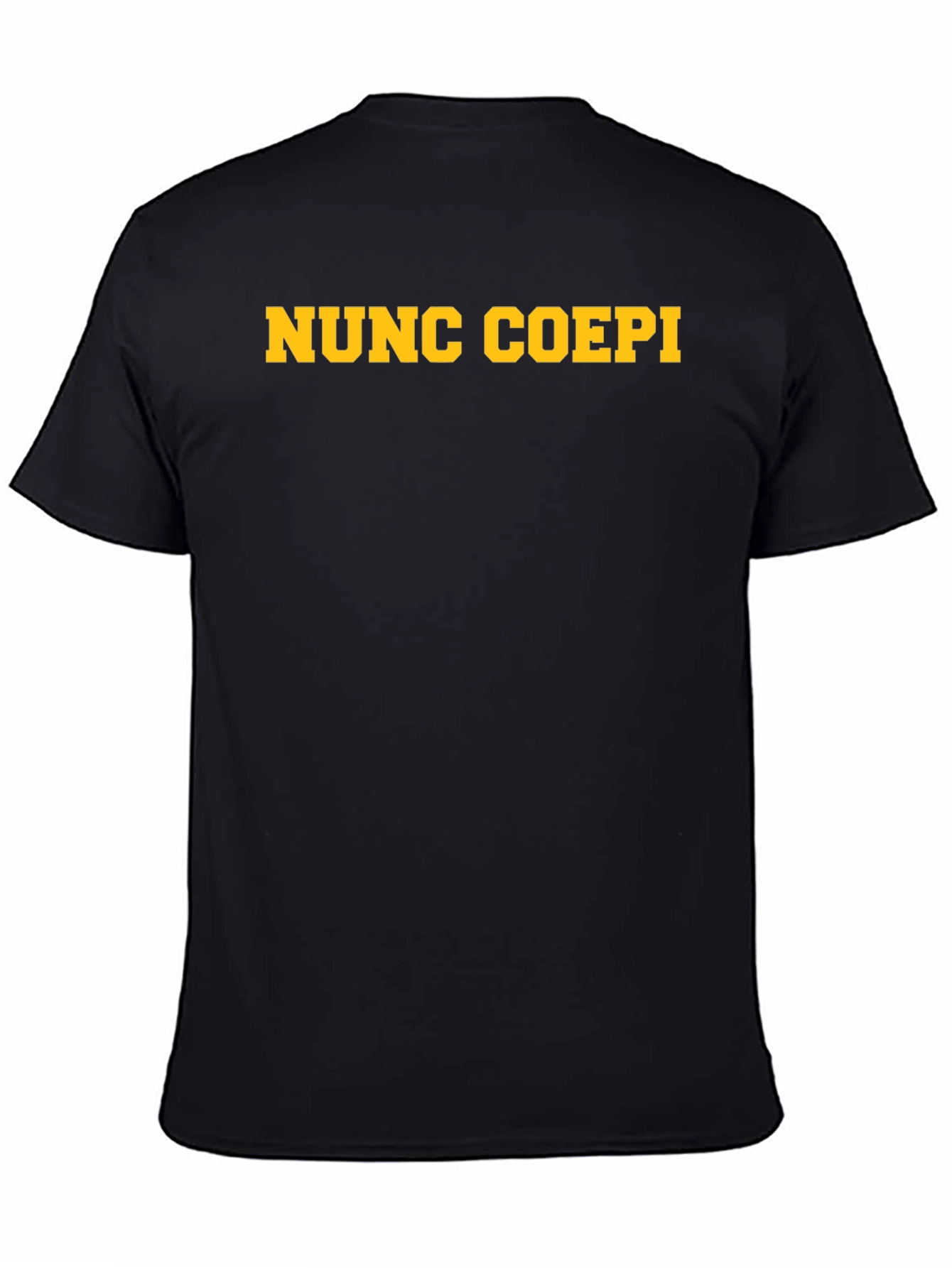 Nunc Coepi Graphic T-Shirt - Latin Phrase