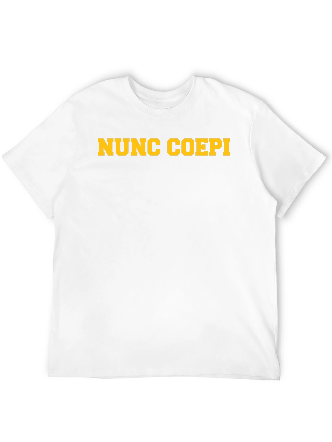 Nunc Coepi Graphic T-Shirt - Latin Phrase