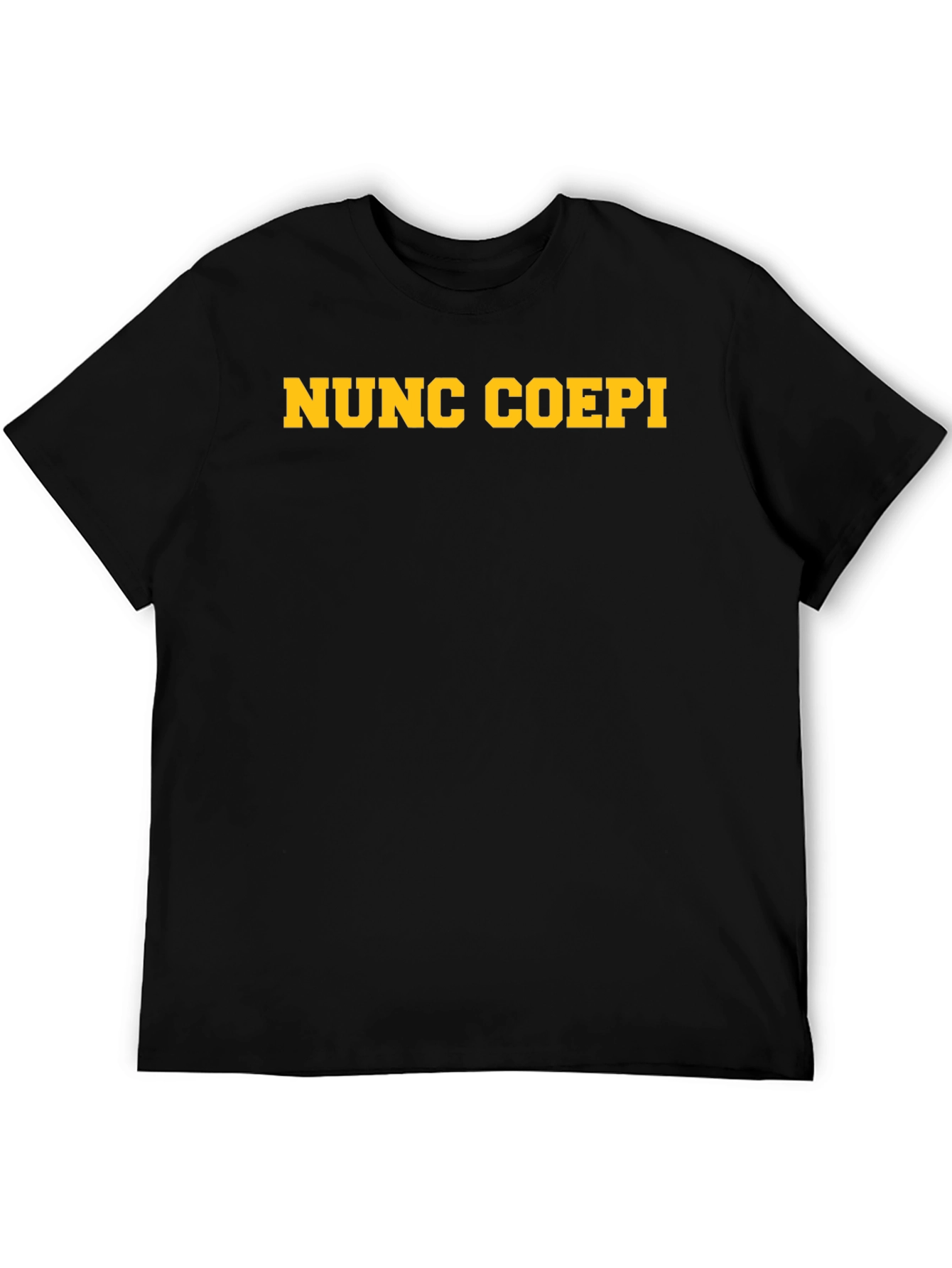 Nunc Coepi Graphic T-Shirt - Latin Phrase