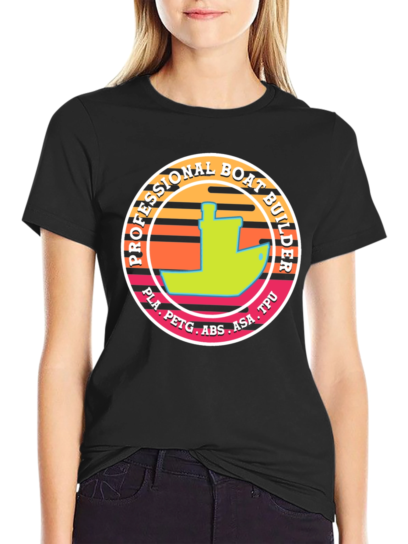 Professional Boat Builder Graphic T-Shirt