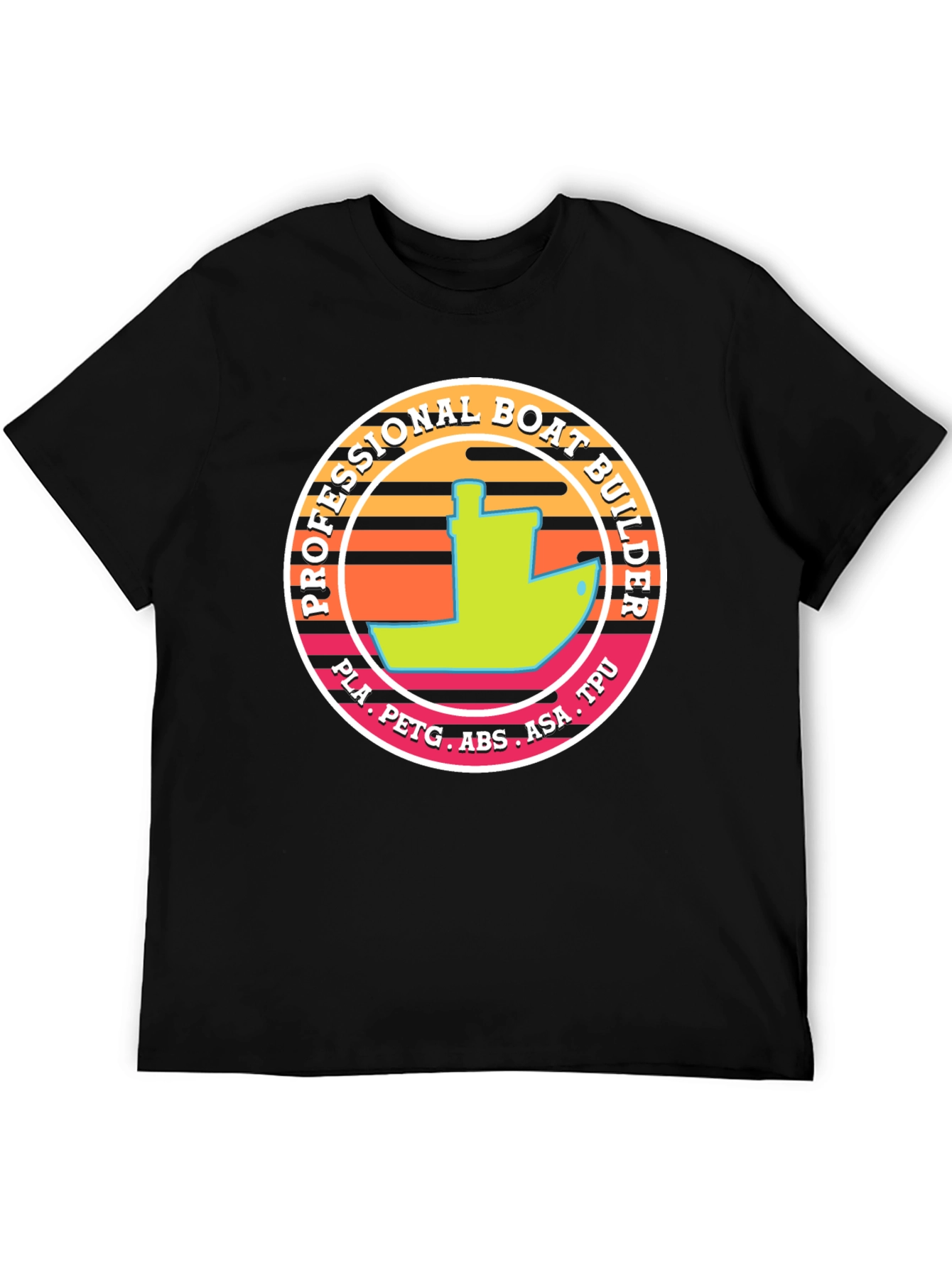 Professional Boat Builder Graphic T-Shirt