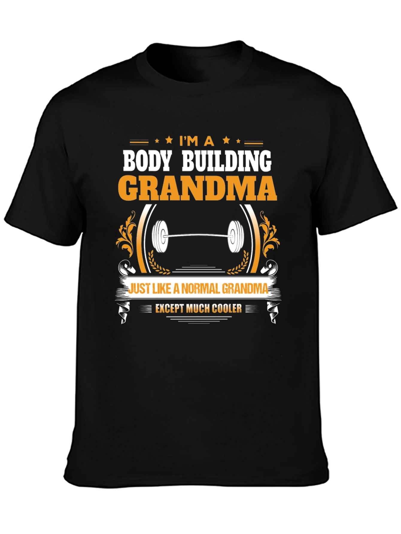 Bodybuilding Grandma Graphic T-Shirt