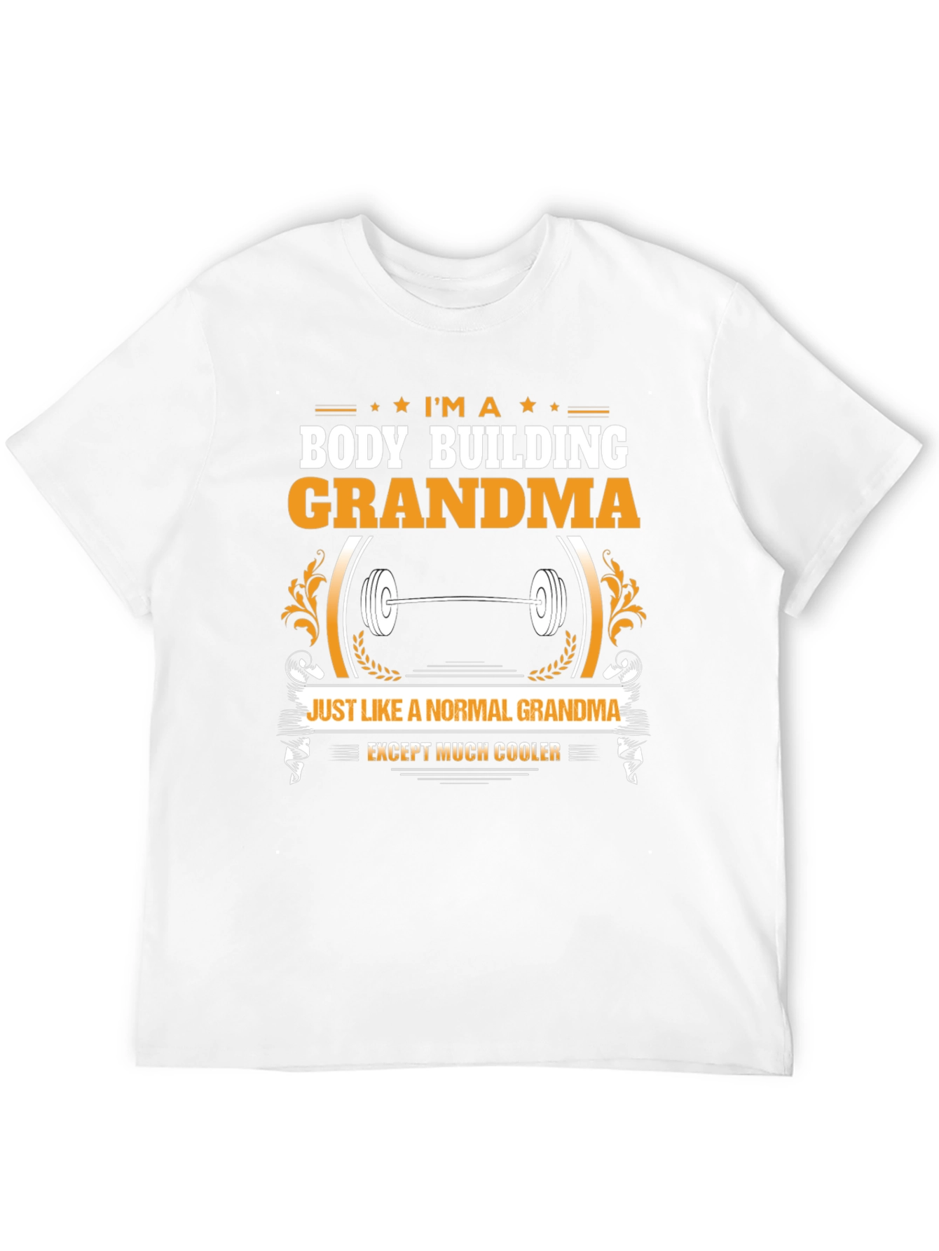 Bodybuilding Grandma Graphic T-Shirt