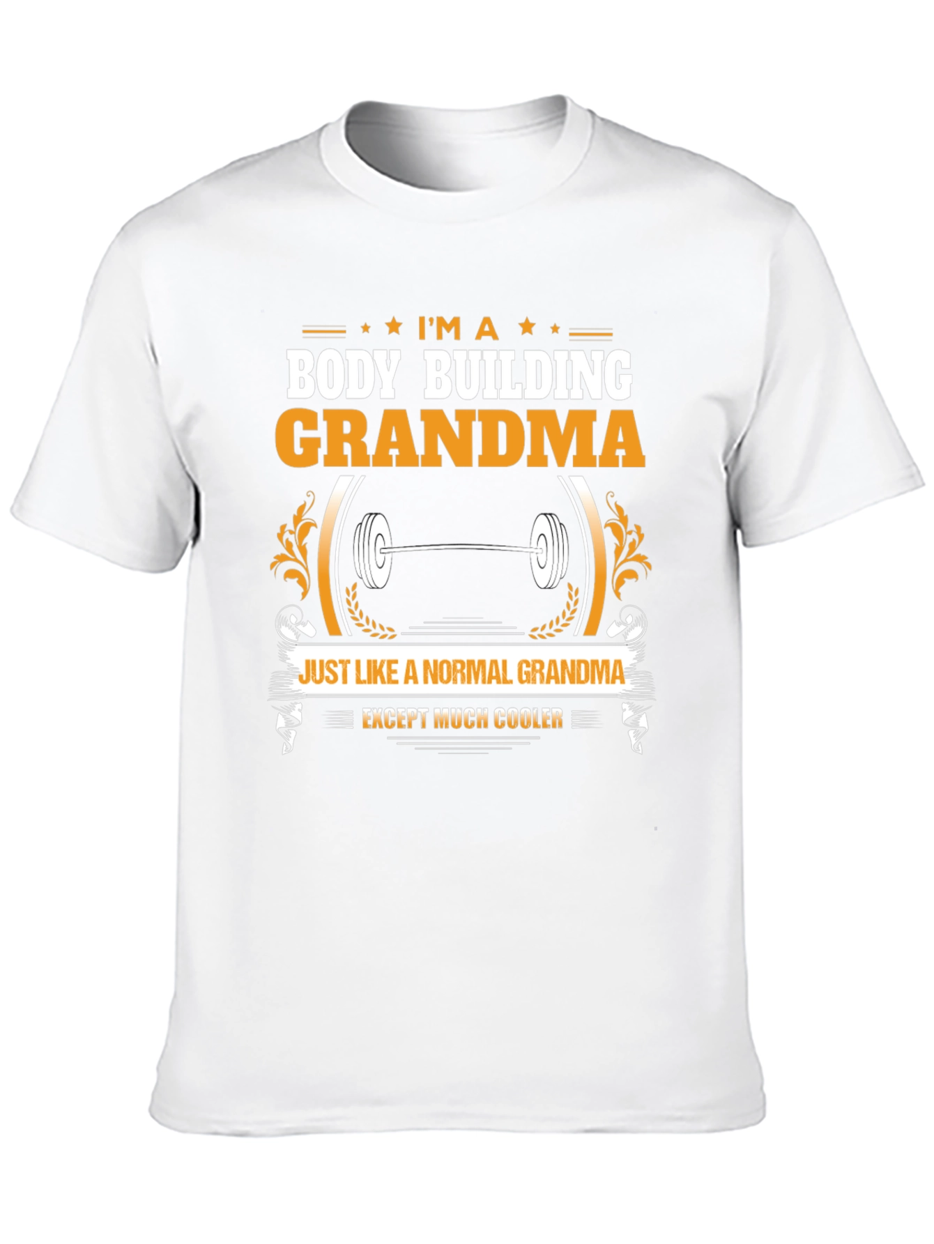 Bodybuilding Grandma Graphic T-Shirt