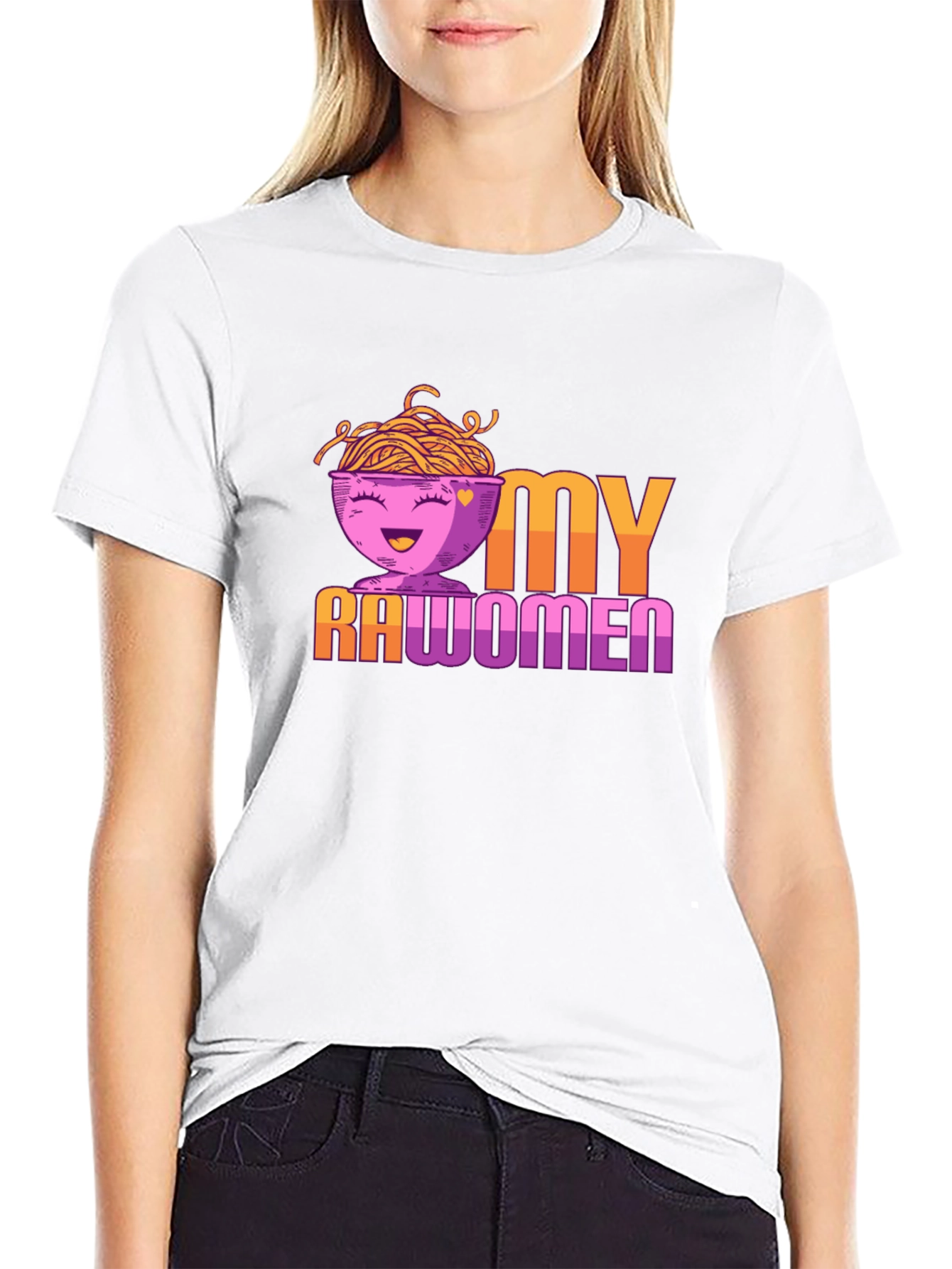 Rawomen T-Shirt: Noodle Humor