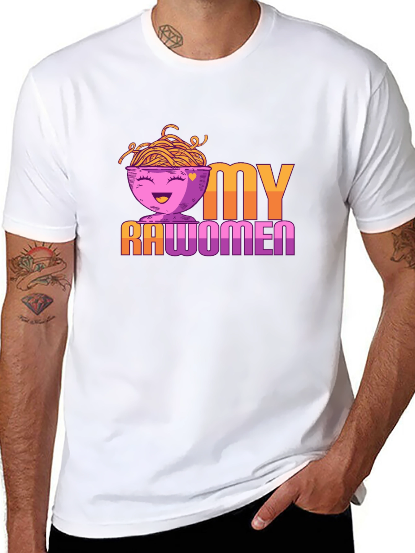 Rawomen T-Shirt: Noodle Humor