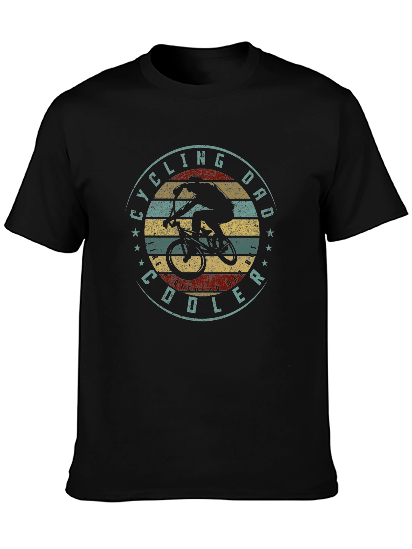 Cycling Dad T-Shirt - Retro Biker Tee